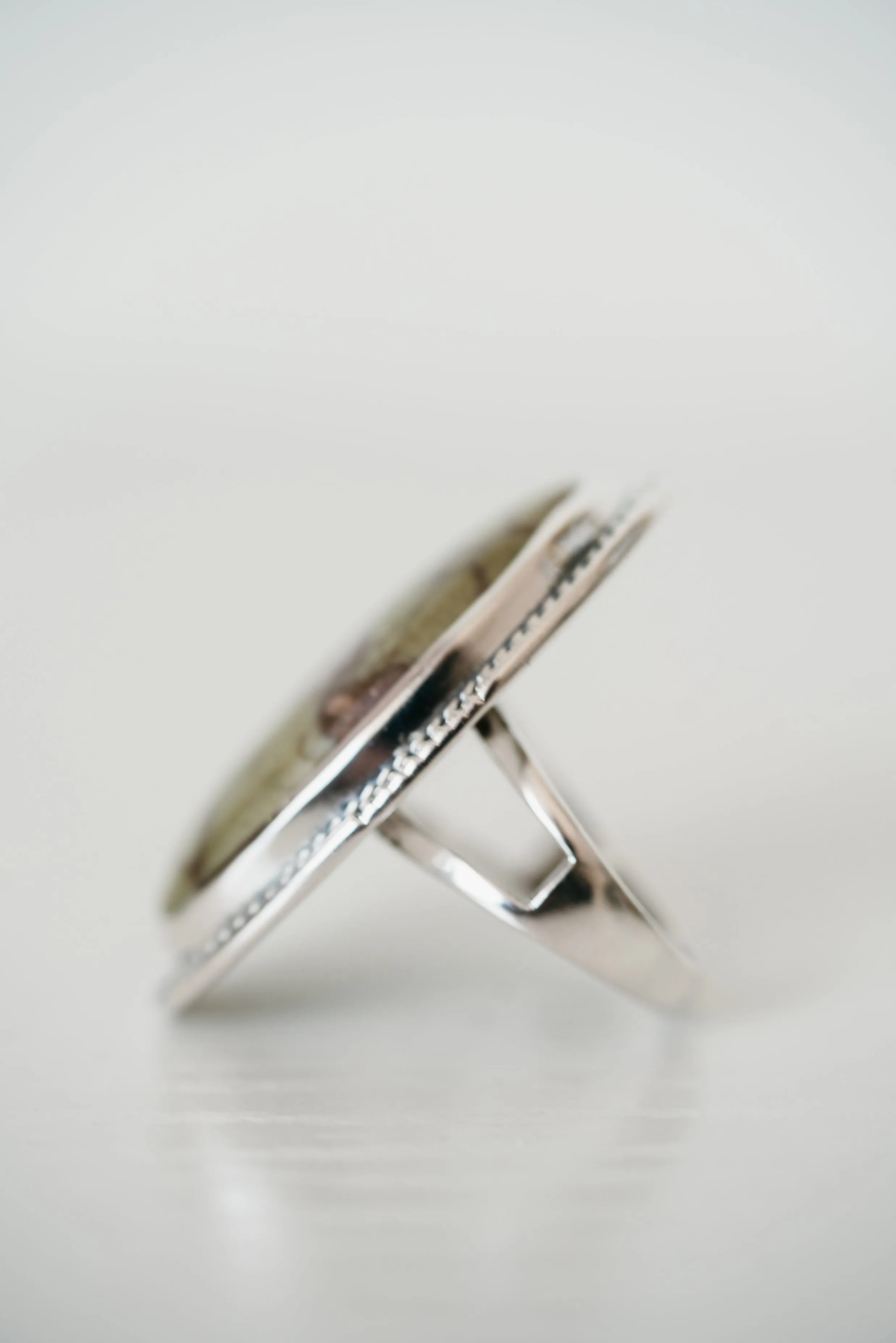 Skyler Ring | Spiderweb Jasper sold by Goldie Lew product image thumbnail 2