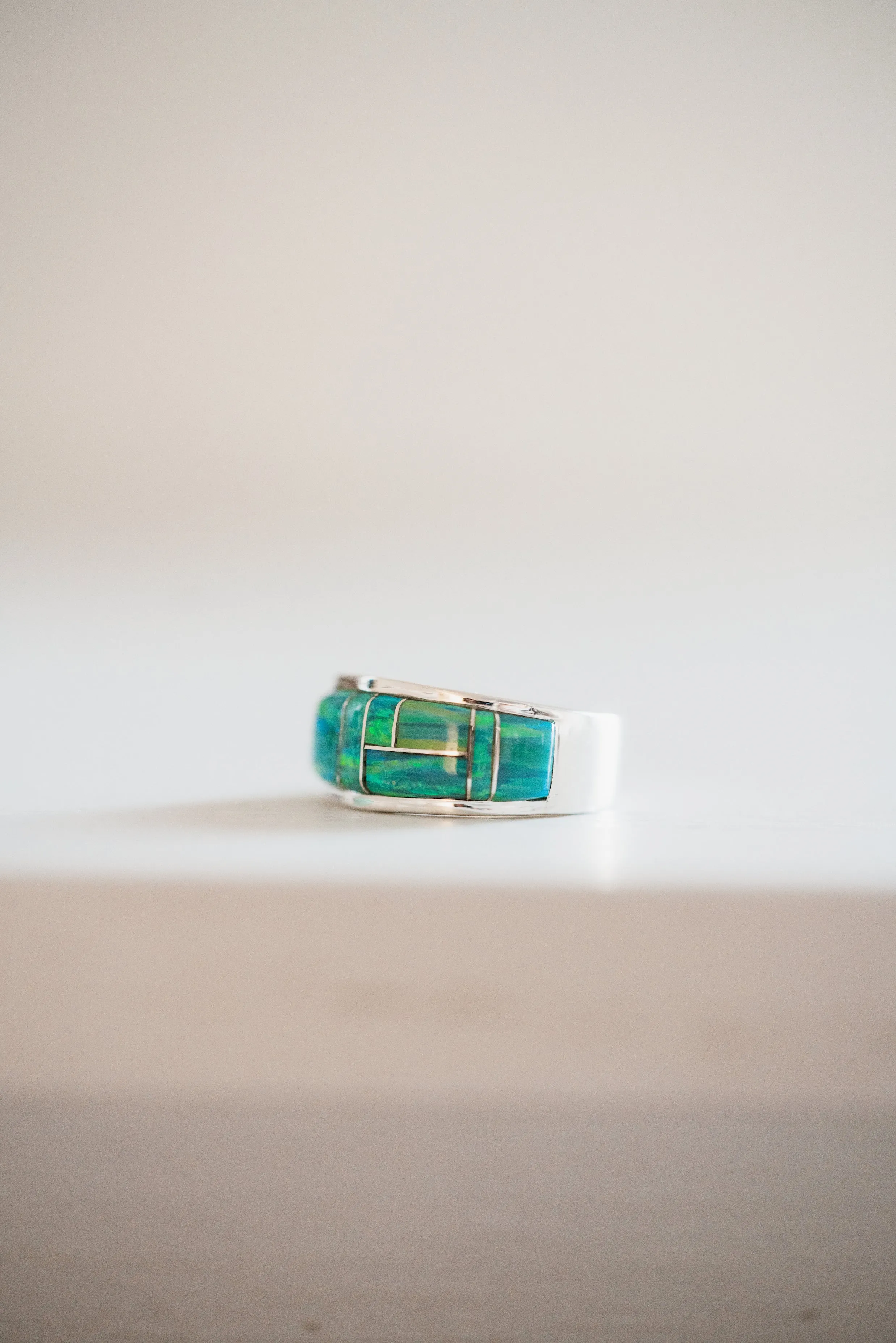 Sanne Ring | Green Opal sold by Goldie Lew product image thumbnail 2