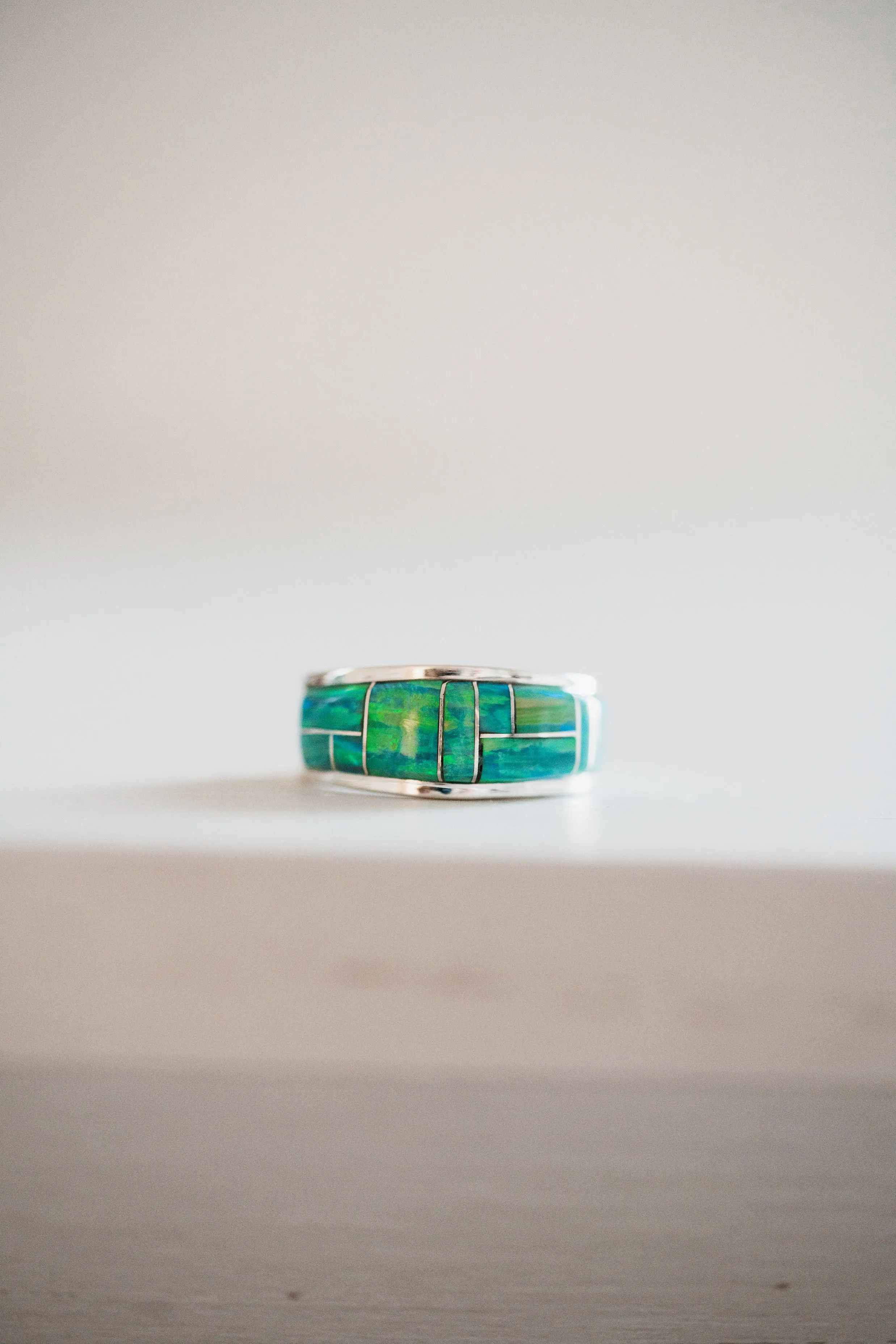 Sanne Ring | Green Opal sold by Goldie Lew