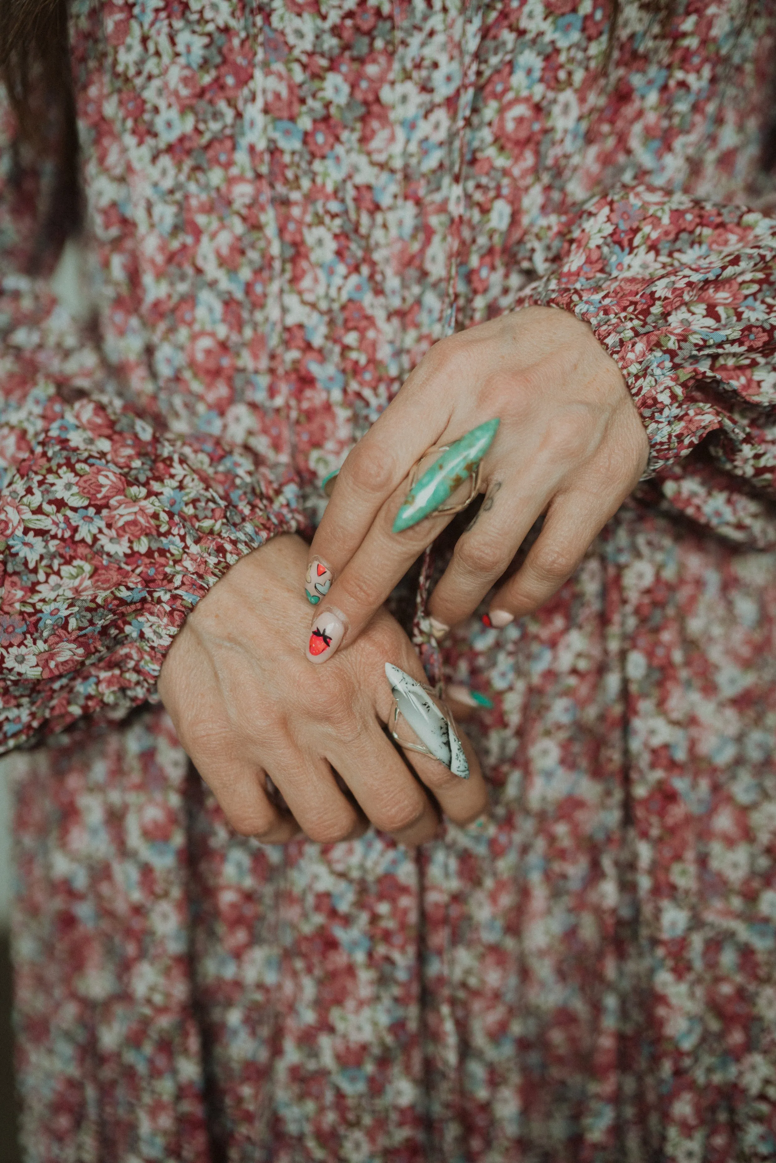 Southern Belle Ring | Dendritic Opal sold by Goldie Lew product image thumbnail 2