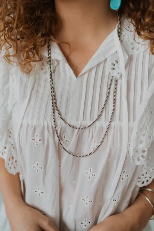 Myla Necklace | 60 inch | 3 mm sold by Goldie Lew