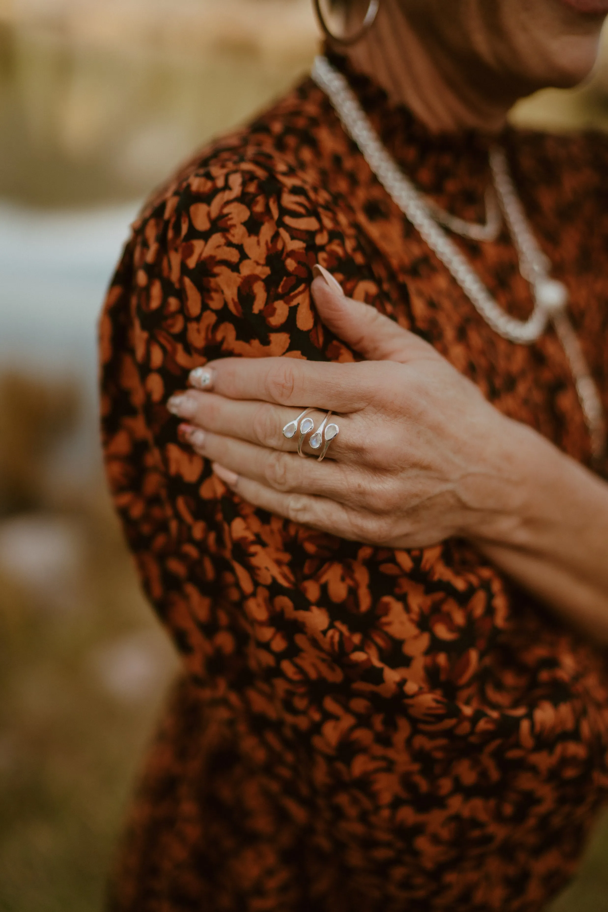 Phillip Ring | Moonstone sold by Goldie Lew product image thumbnail 4