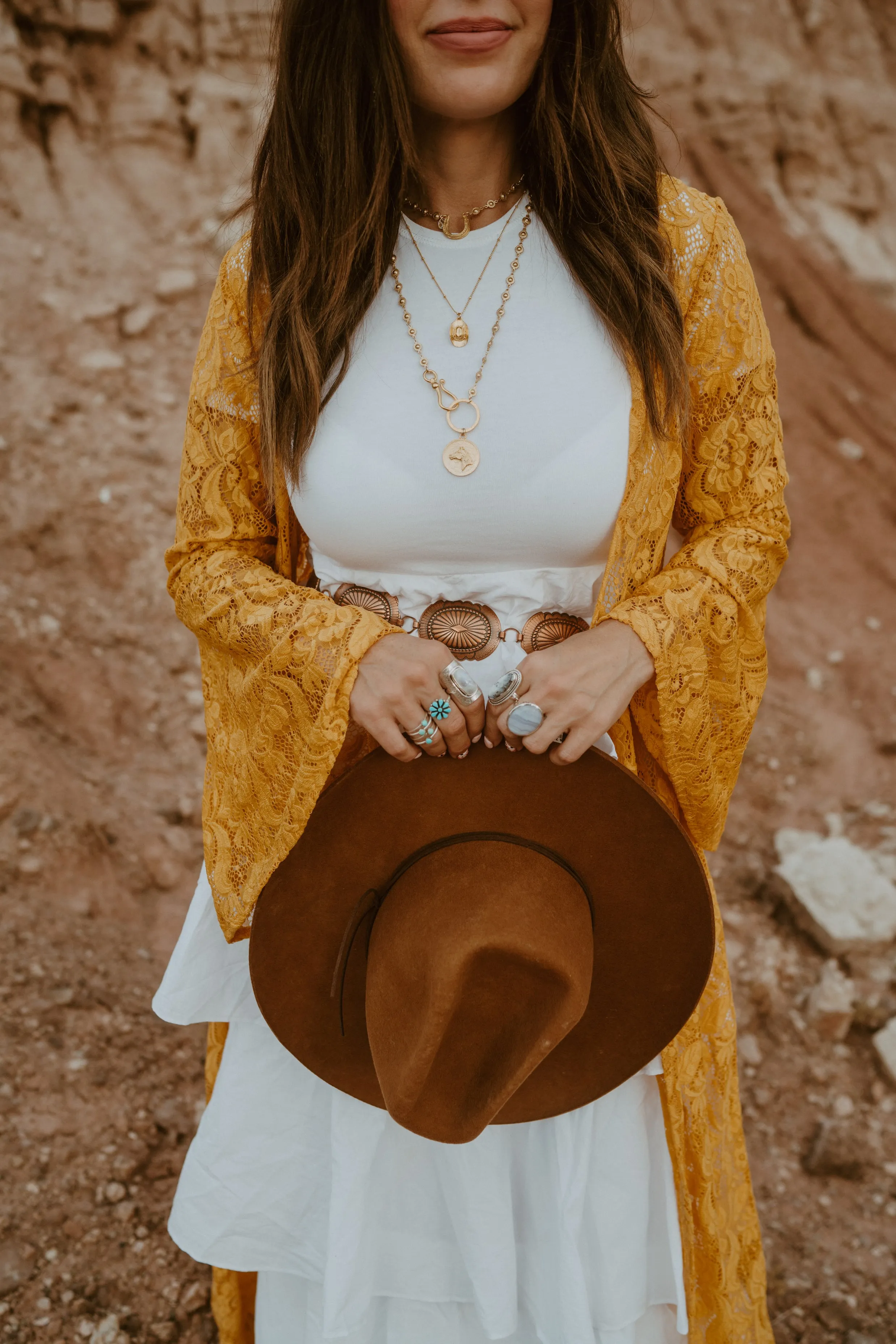 Gold Horse Necklace | Horseshoe Detail sold by Goldie Lew product image thumbnail 4