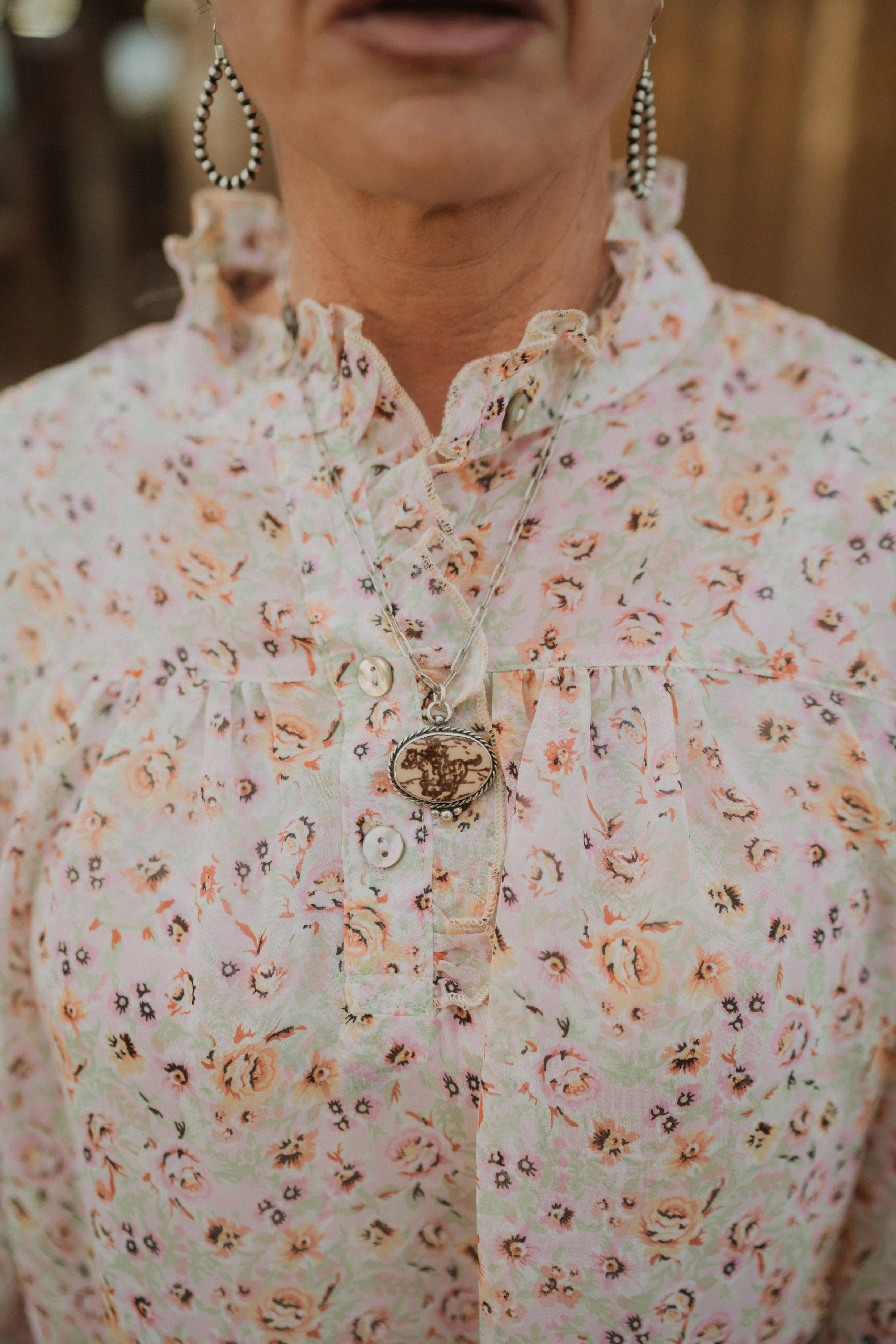 Round 'Em Up Necklace sold by Goldie Lew product image thumbnail 2