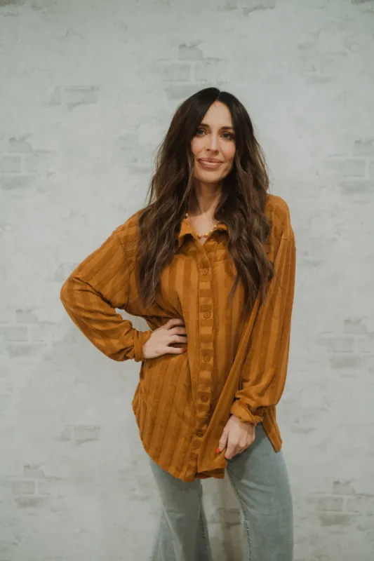 Brady Bell Shacket sold by Goldie Lew