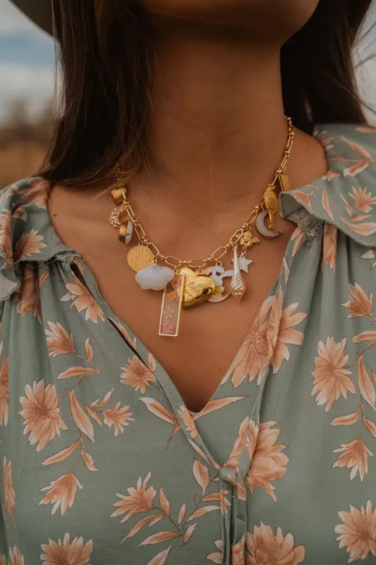 Sweet Dreams Charm Necklace sold by Goldie Lew