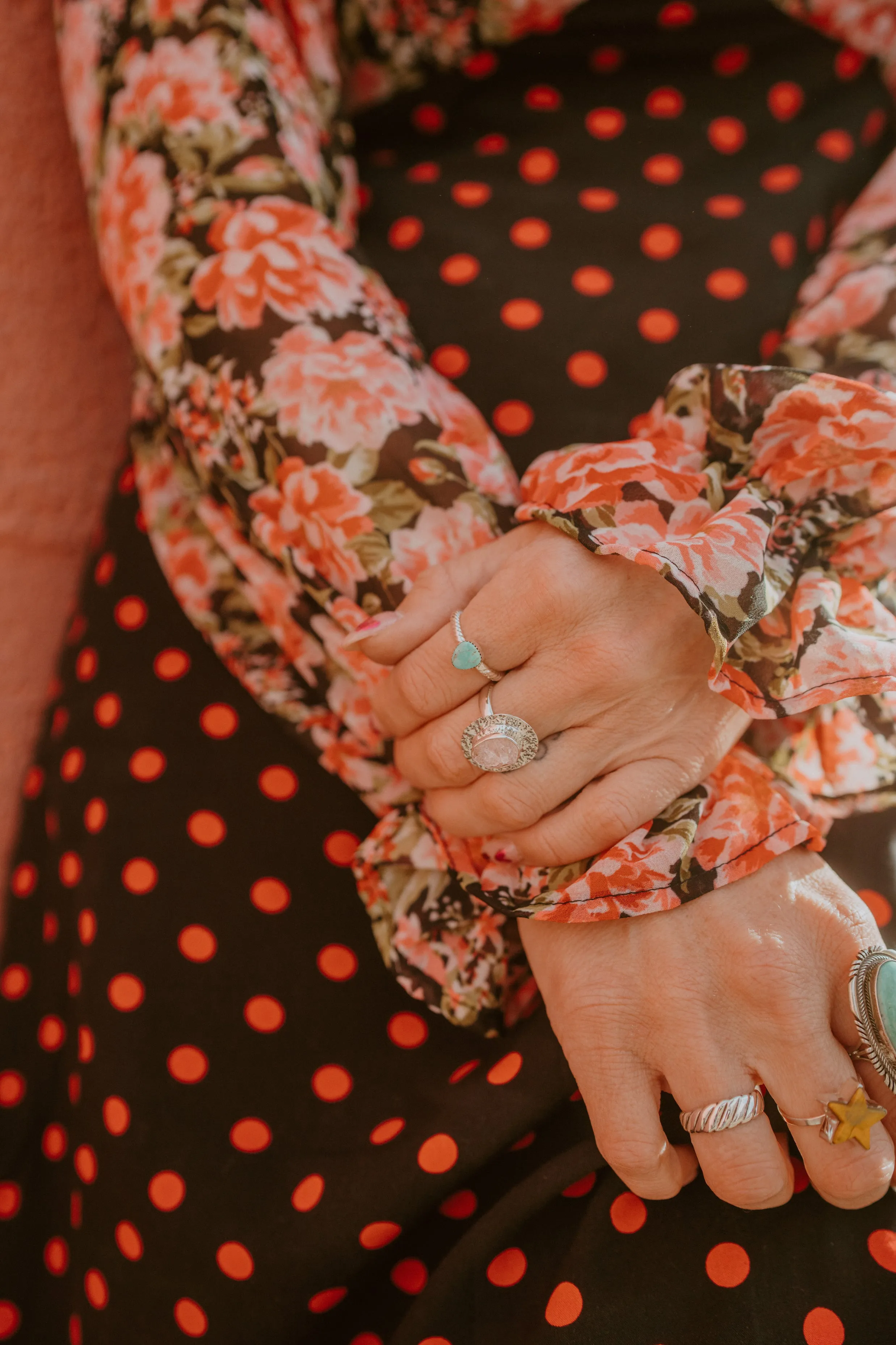 Camille Ring | Rose Quartz - FINAL SALE sold by Goldie Lew product image thumbnail 2