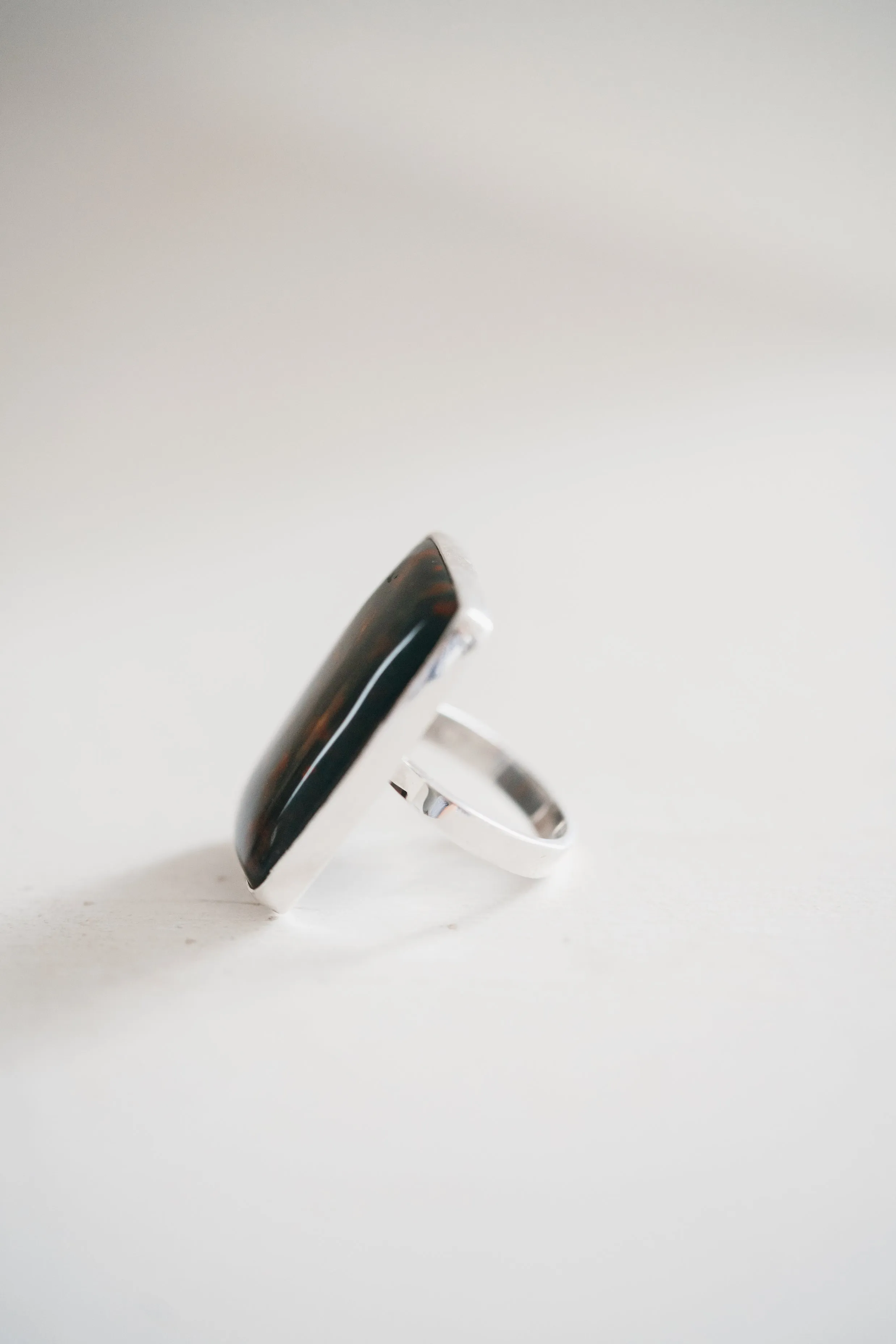 Velvette Ring | Rectangle | Blood Stone sold by Goldie Lew product image thumbnail 2