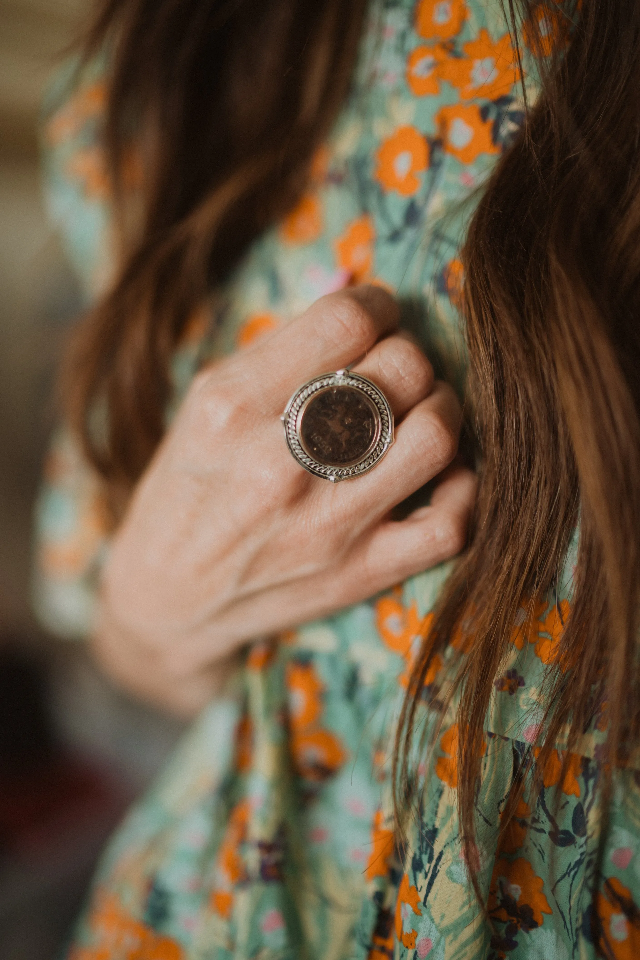 Horse Coin Ring sold by Goldie Lew