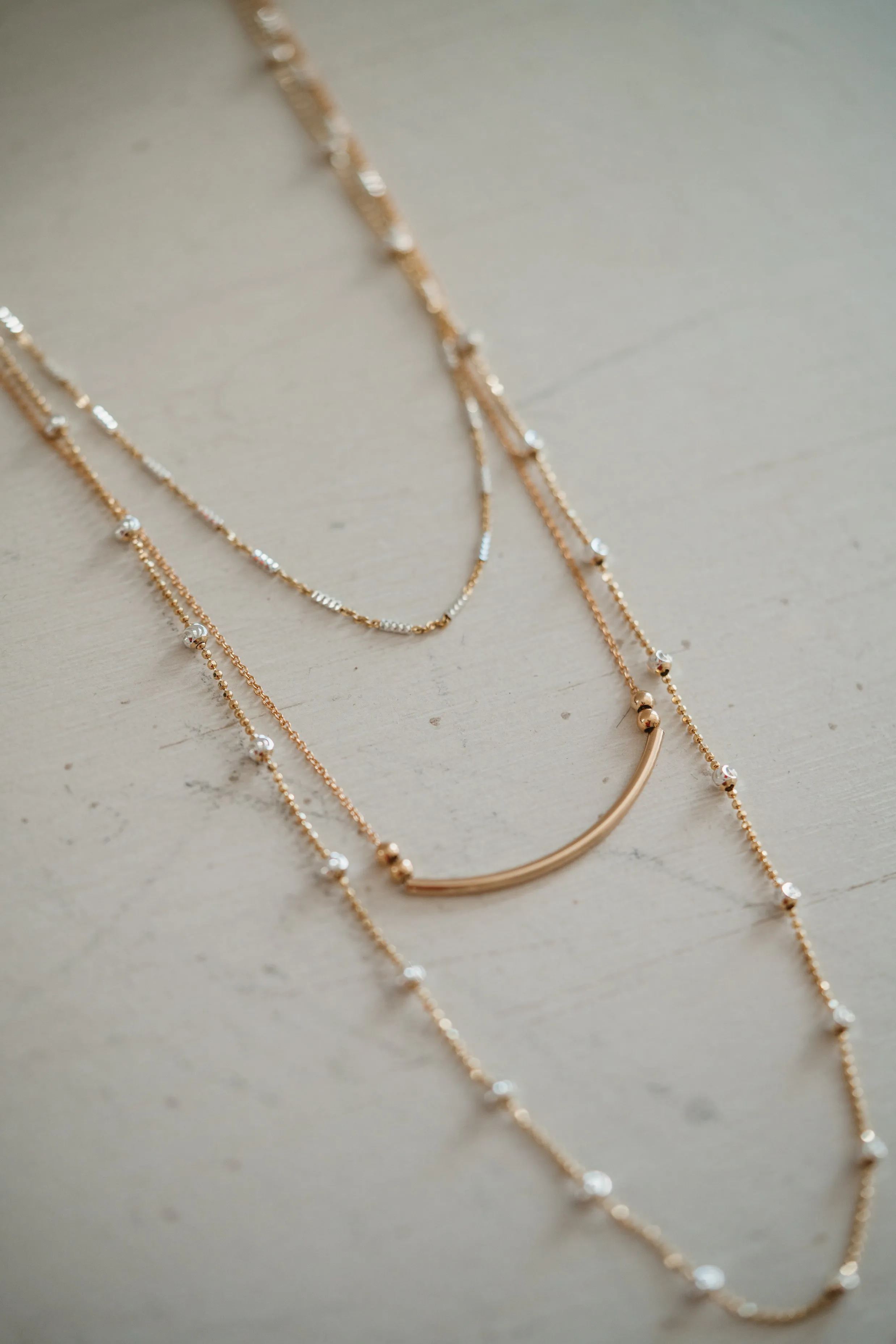 Gold Necklace Set #16 sold by Goldie Lew product image thumbnail 2