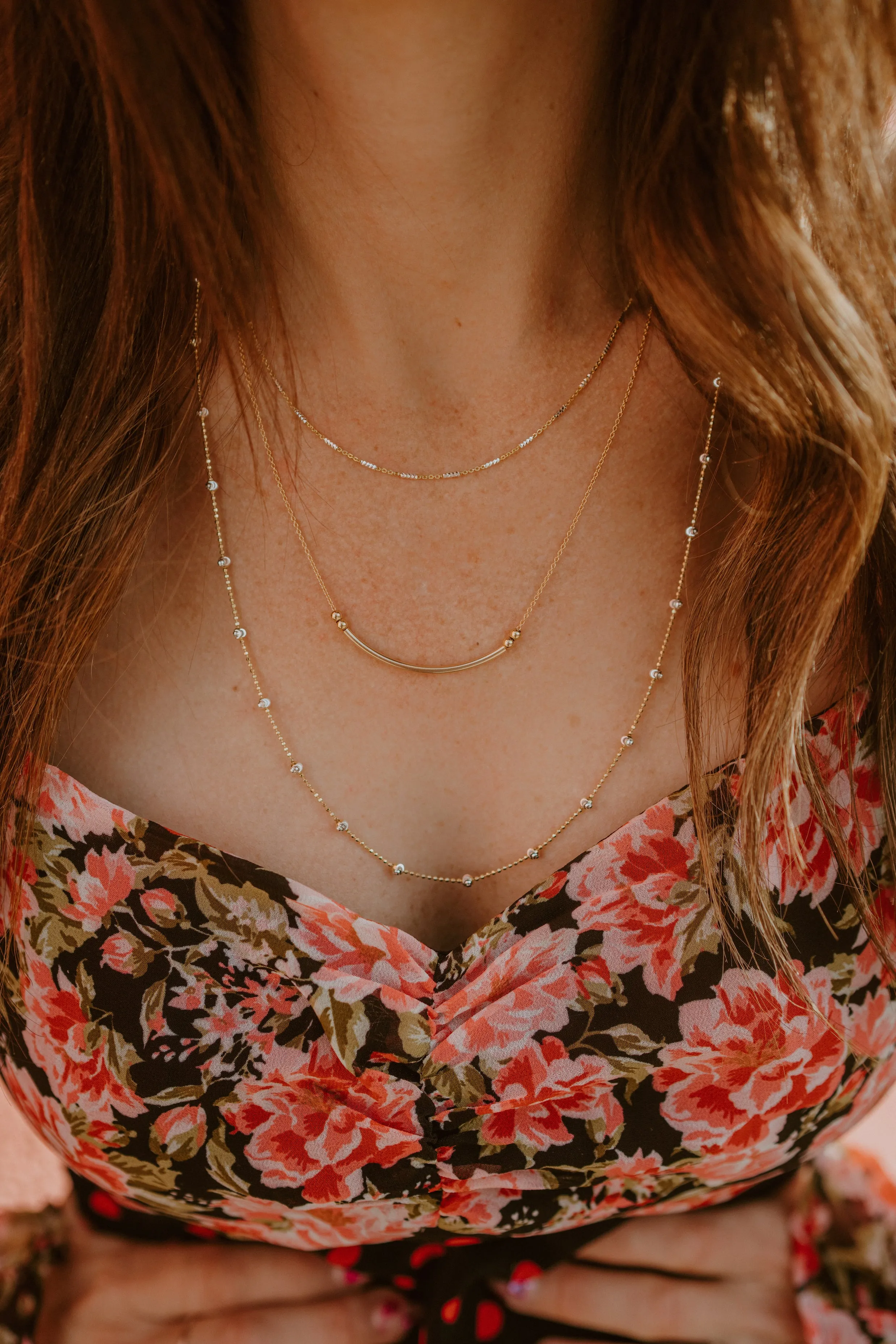 Gold Necklace Set #16 sold by Goldie Lew product image thumbnail 4