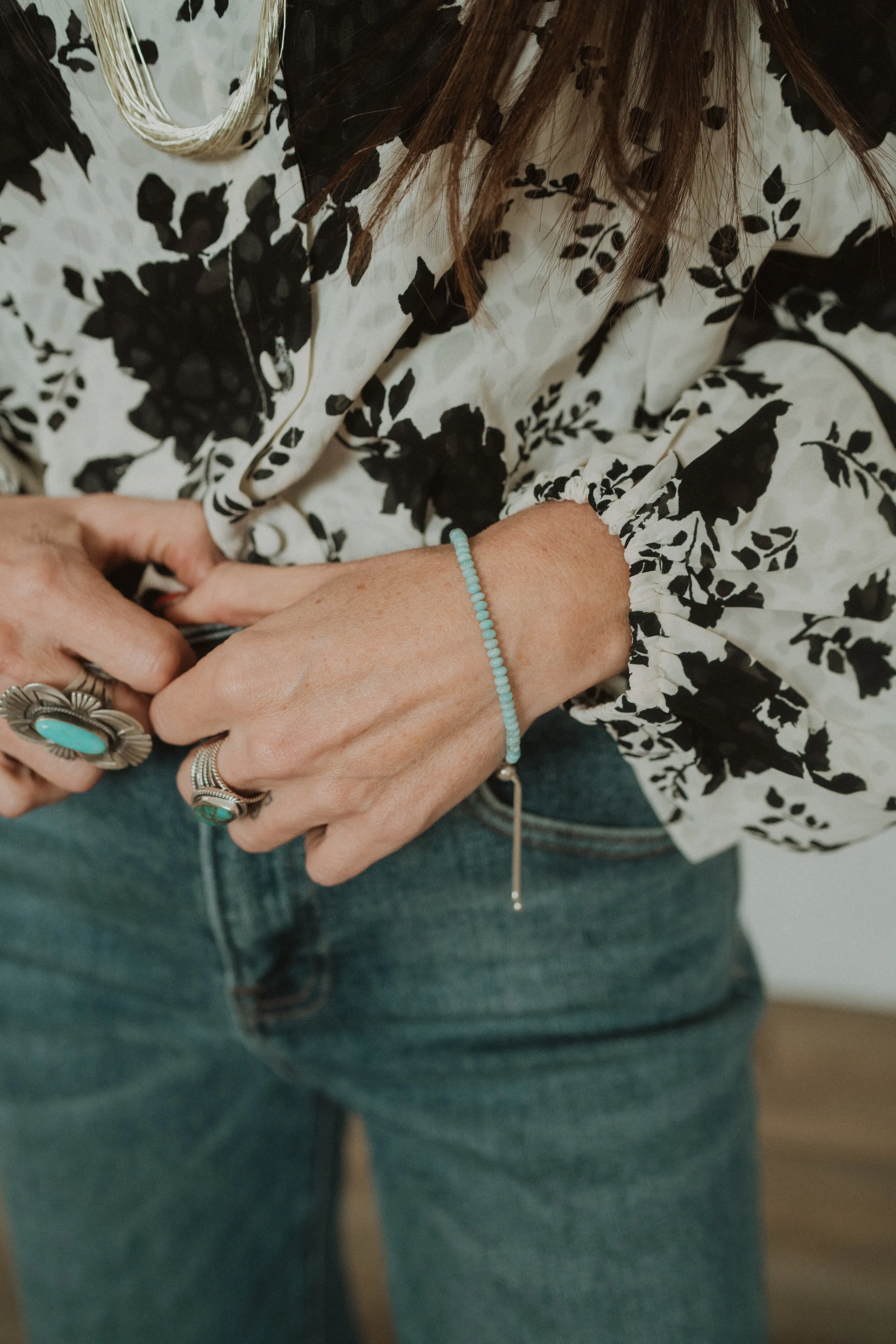 Nash Bracelet | Larimar - FINAL SALE sold by Goldie Lew product image thumbnail 2