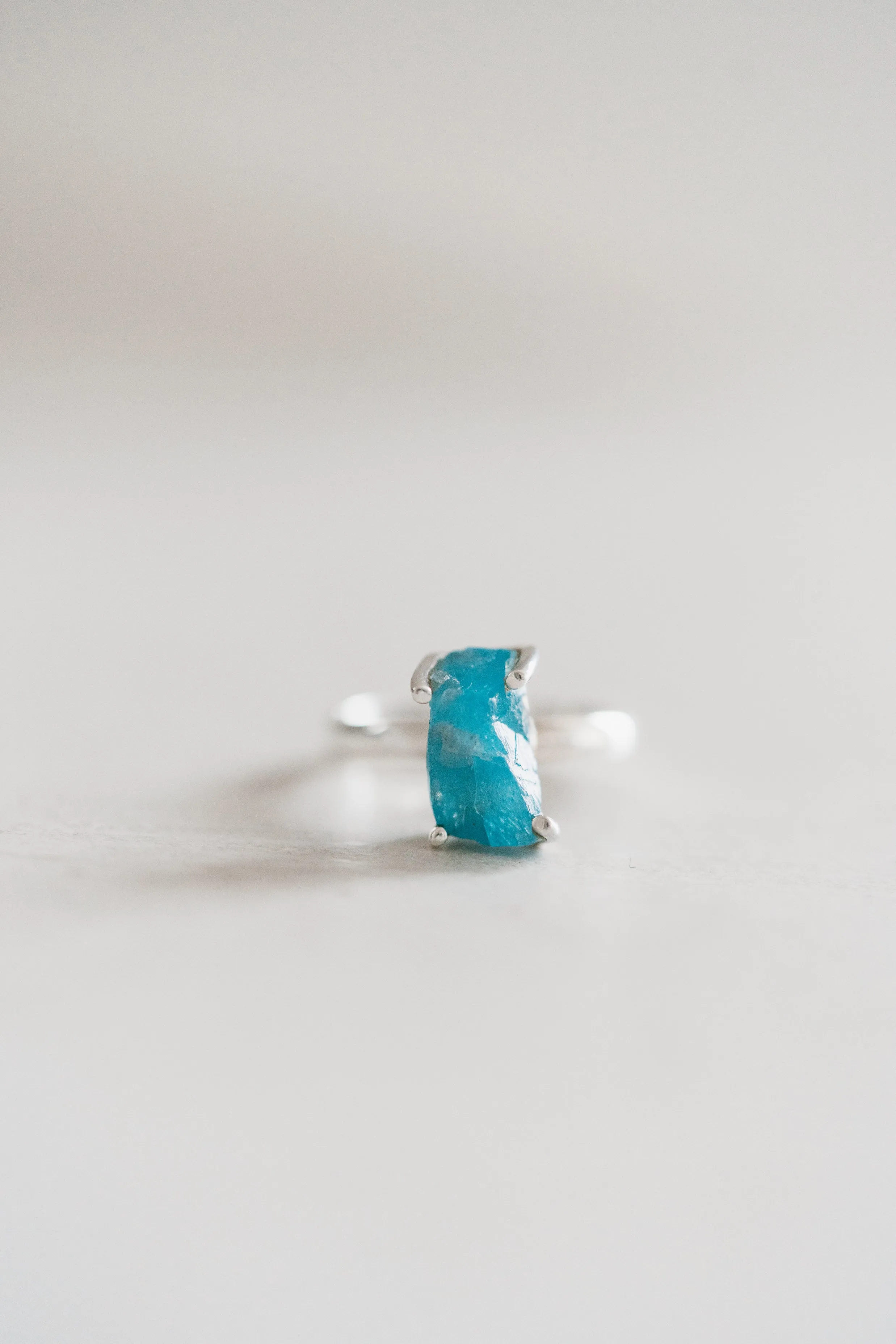 Eleanor Ring | Blue Apatite - FINAL SALE sold by Goldie Lew