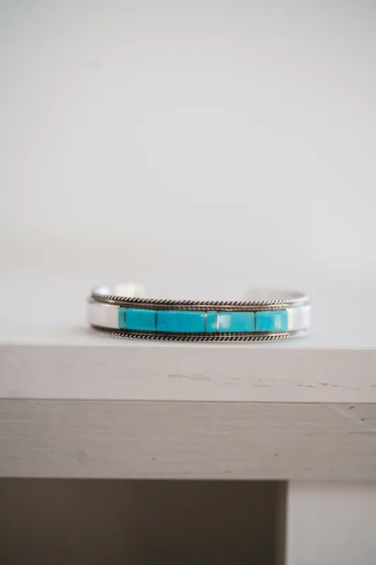 Staci Cuff | Turquoise sold by Goldie Lew