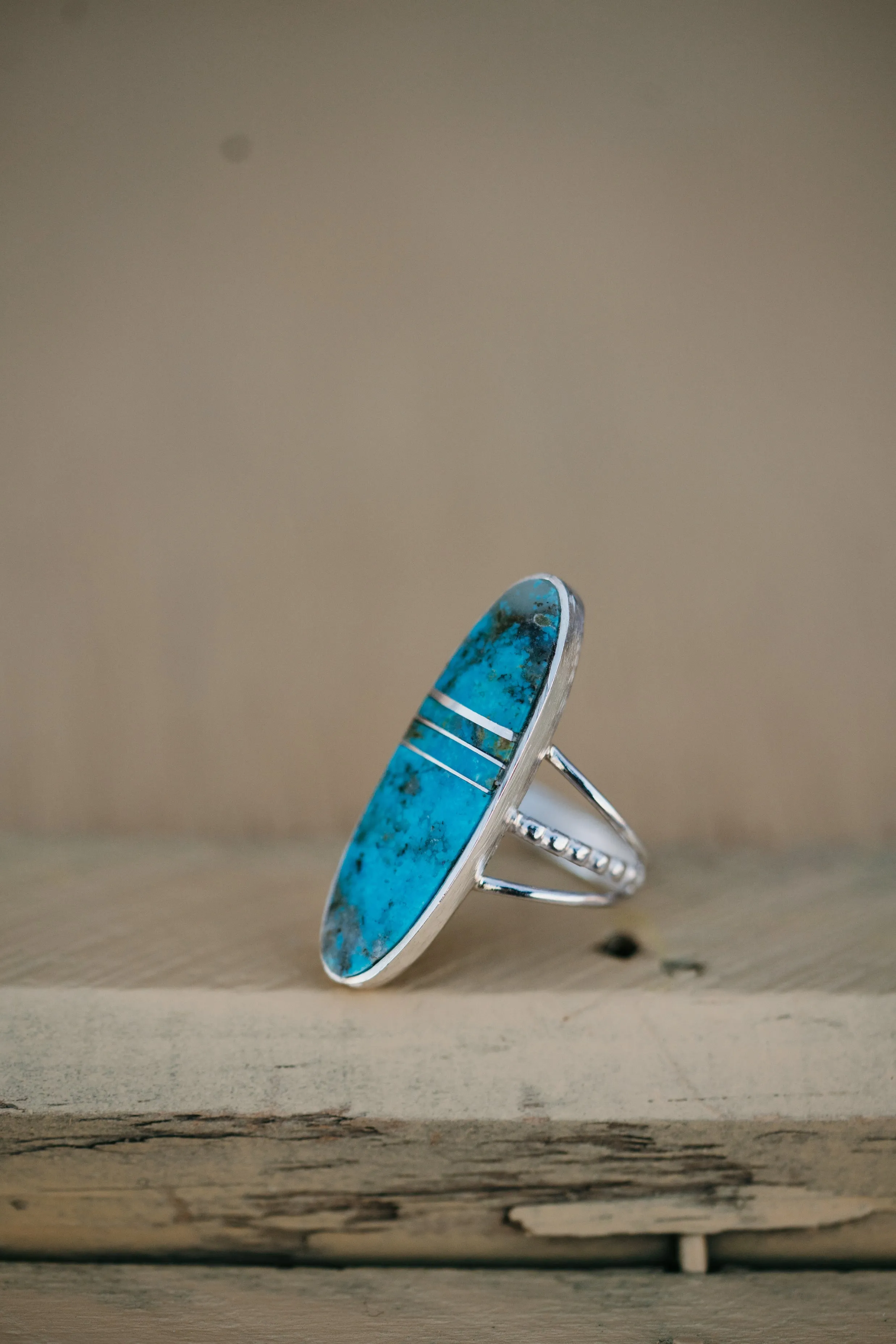 Bluebell Fields Ring | Turquoise - FINAL SALE sold by Goldie Lew product image thumbnail 2