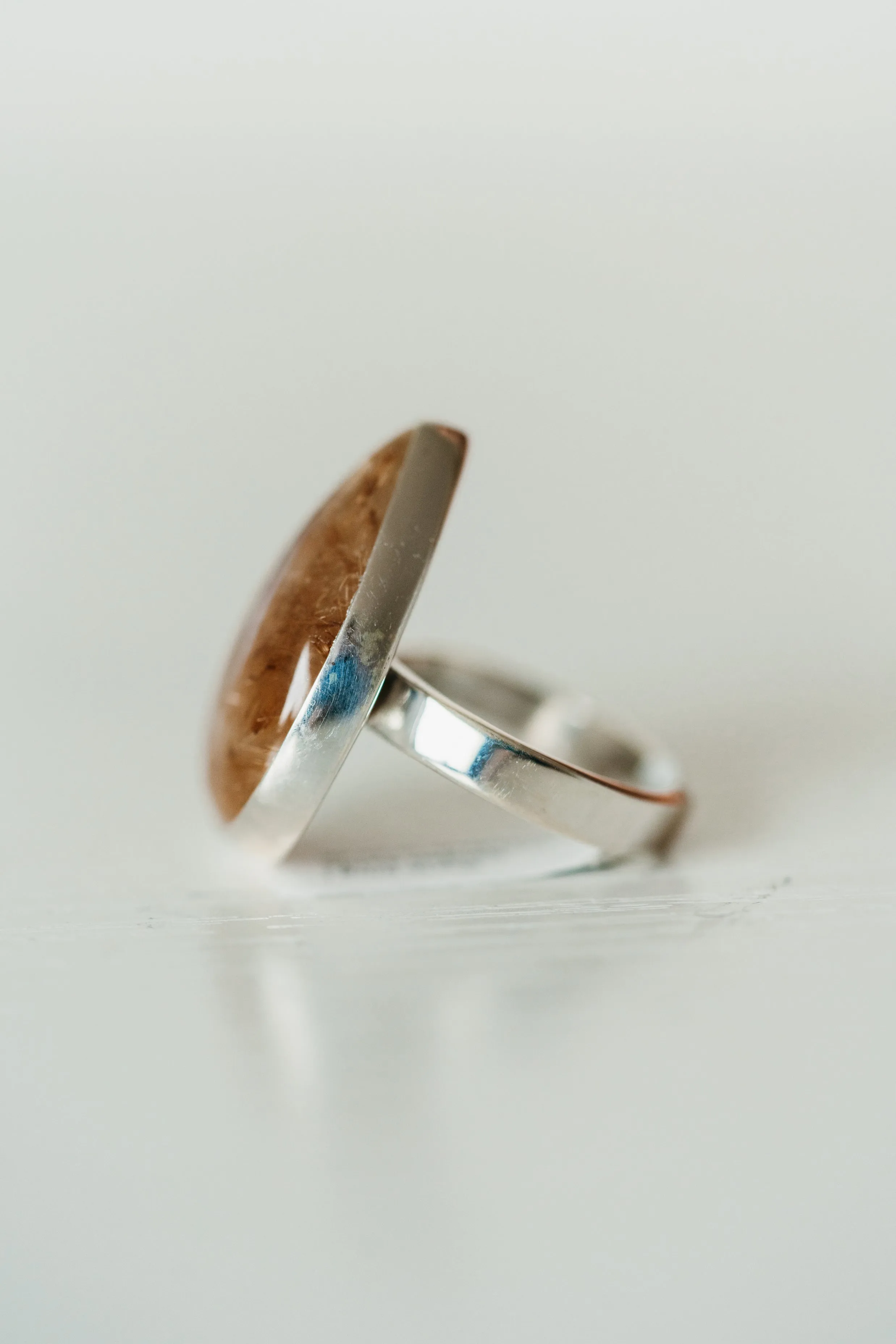 Marie Ring | Golden Rutile sold by Goldie Lew product image thumbnail 5