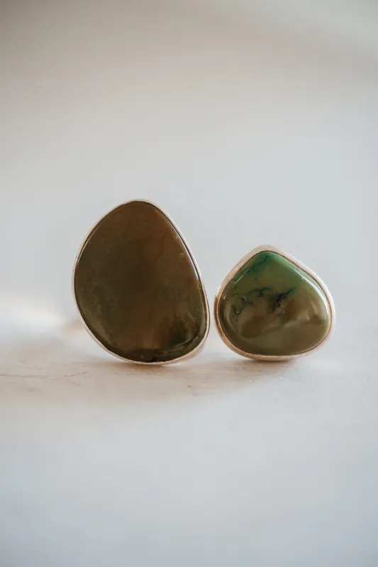 Harper Ring | Brown Turquoise sold by Goldie Lew