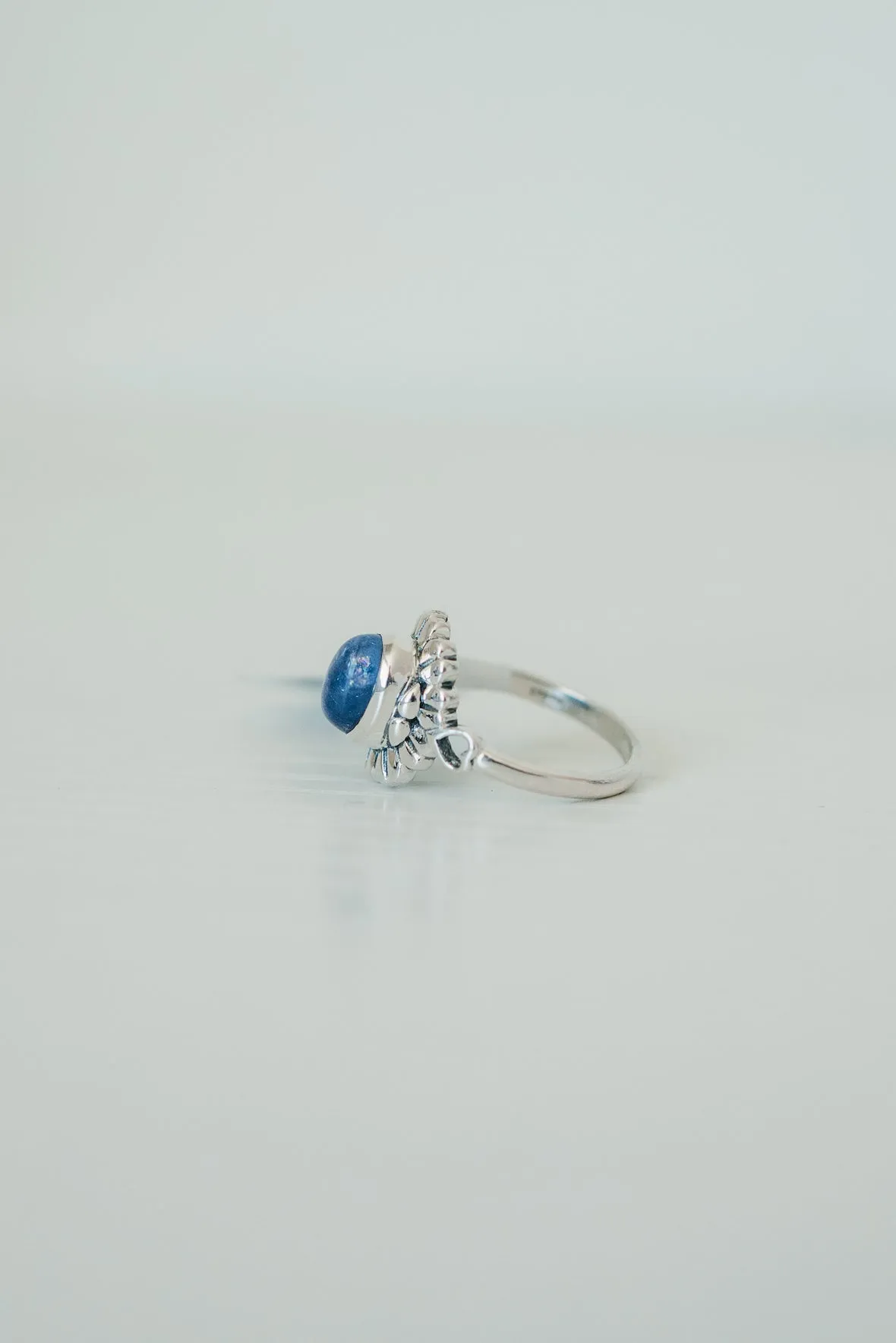 Trey Ring | Tanzenite sold by Goldie Lew product image thumbnail 2