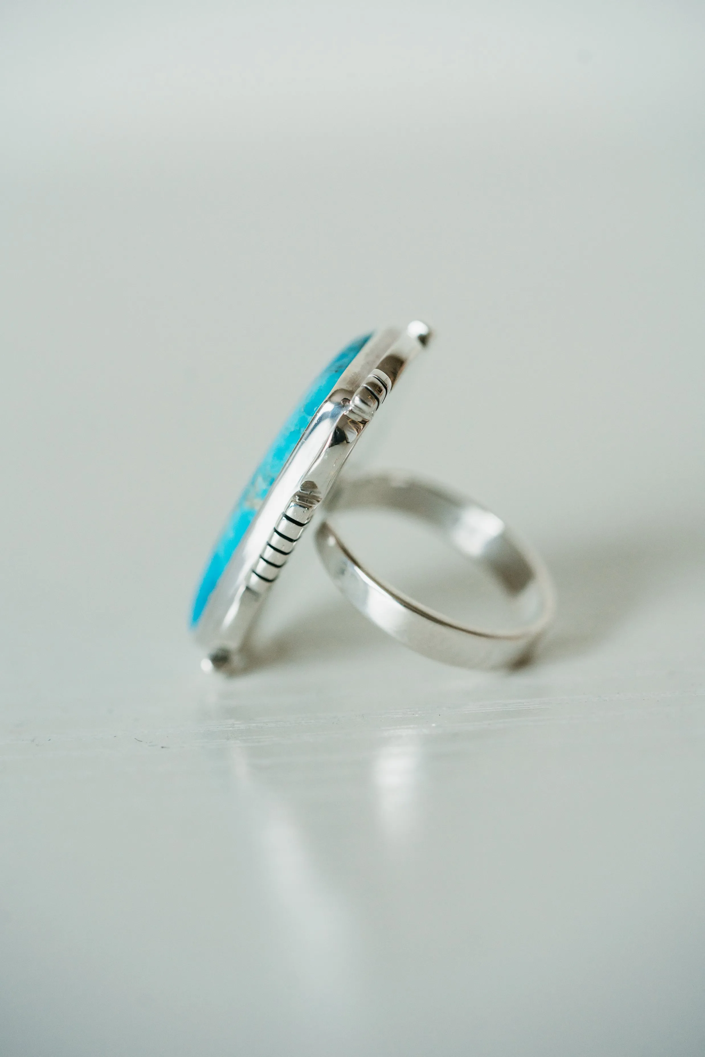 Mandy Ring | Turquoise - FINAL SALE sold by Goldie Lew product image thumbnail 3