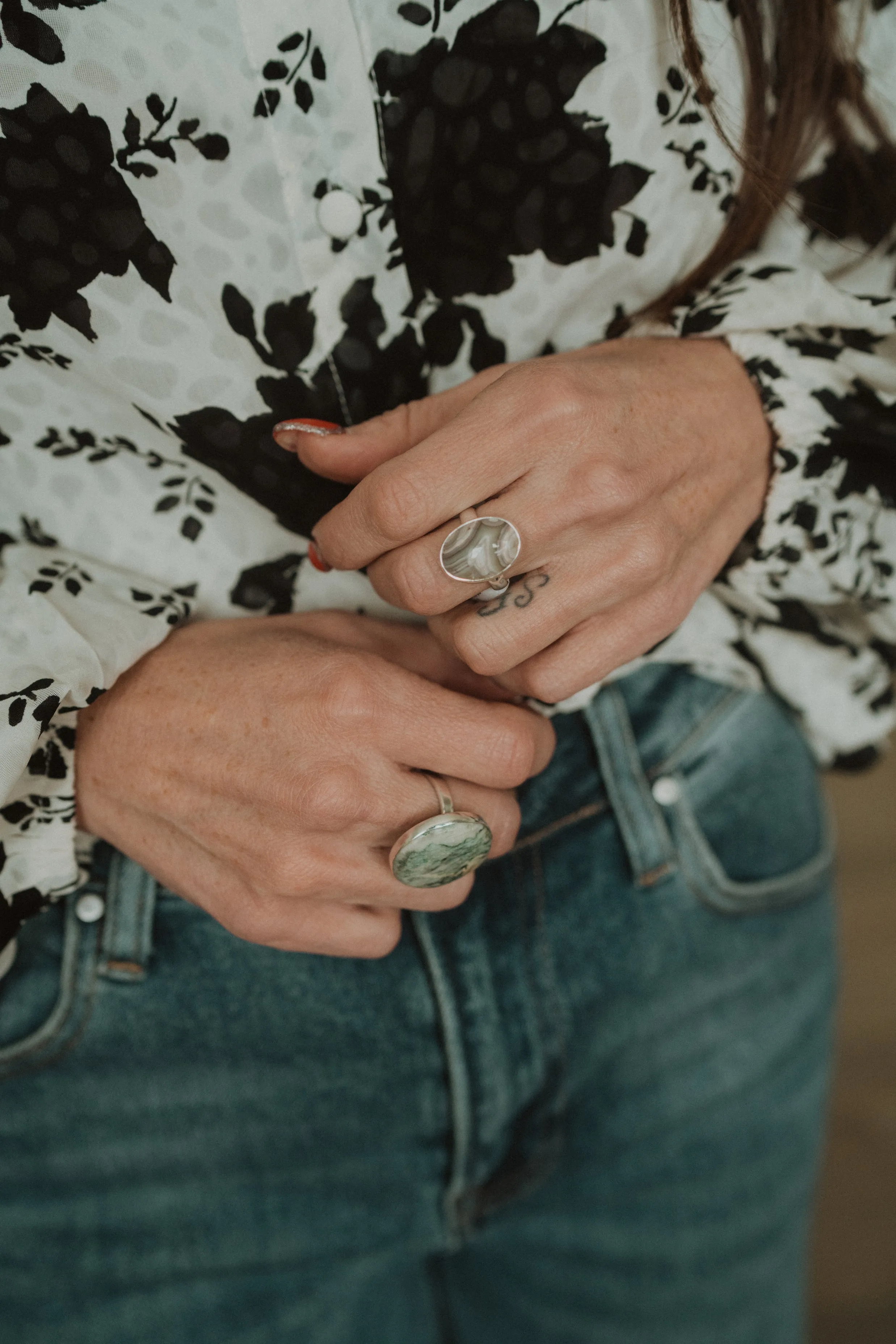 Tammy Ring | Crazy Lace Agate sold by Goldie Lew product image thumbnail 2