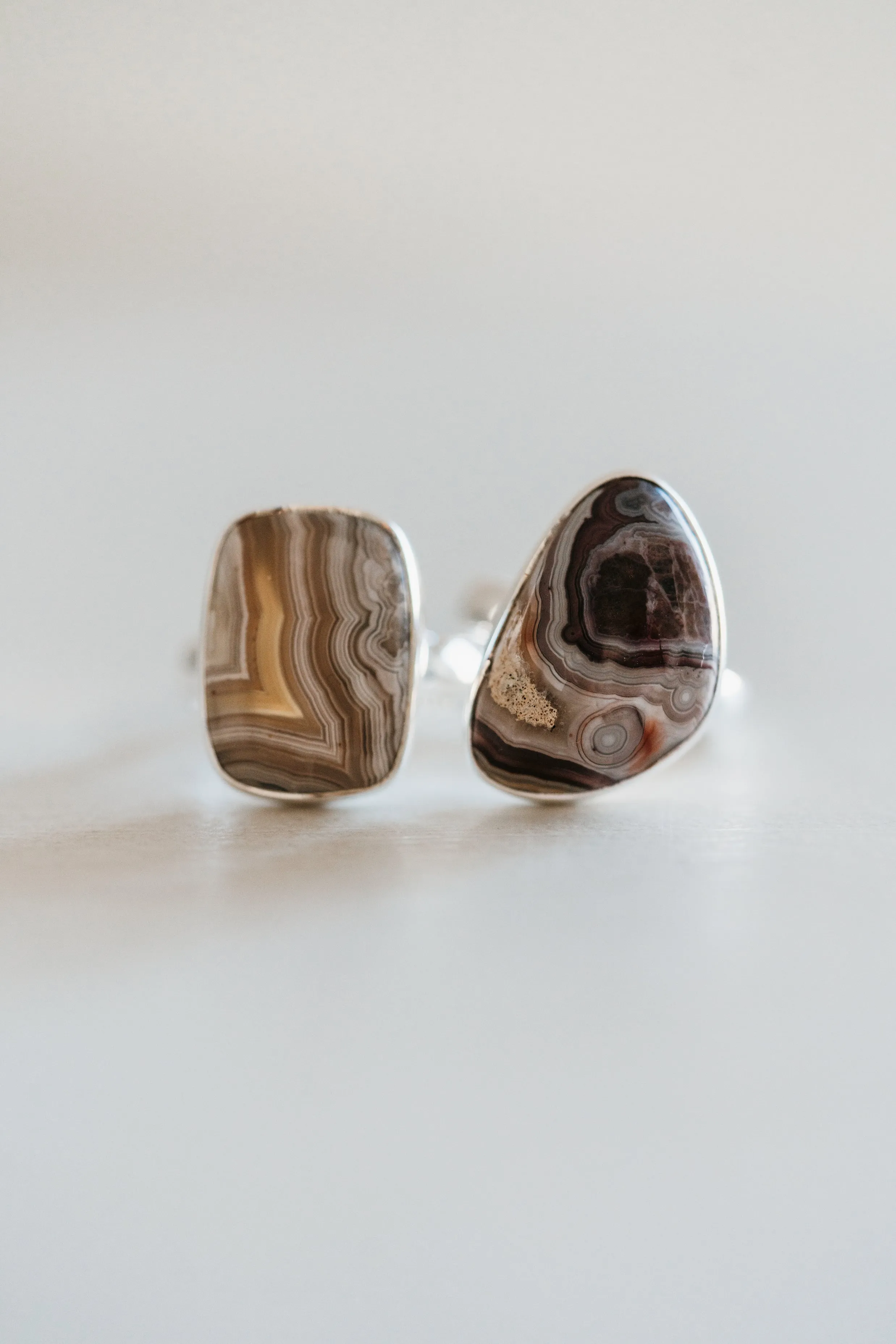 Tammy Ring | Crazy Lace Agate sold by Goldie Lew