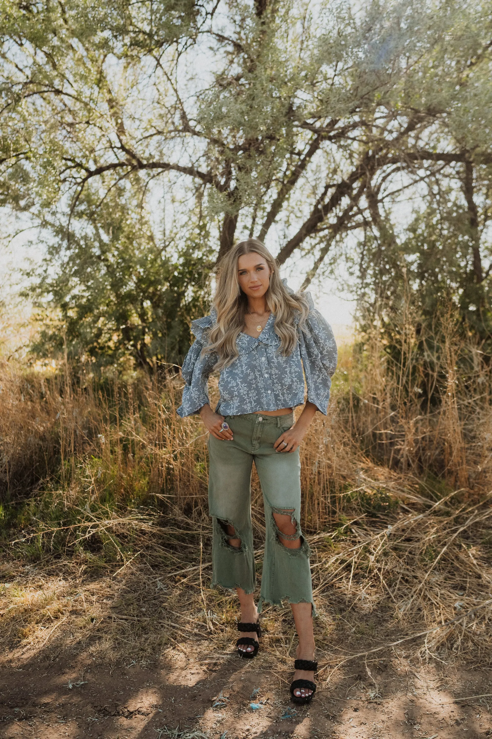 Stanley Jeans | Green - FINAL SALE sold by Goldie Lew