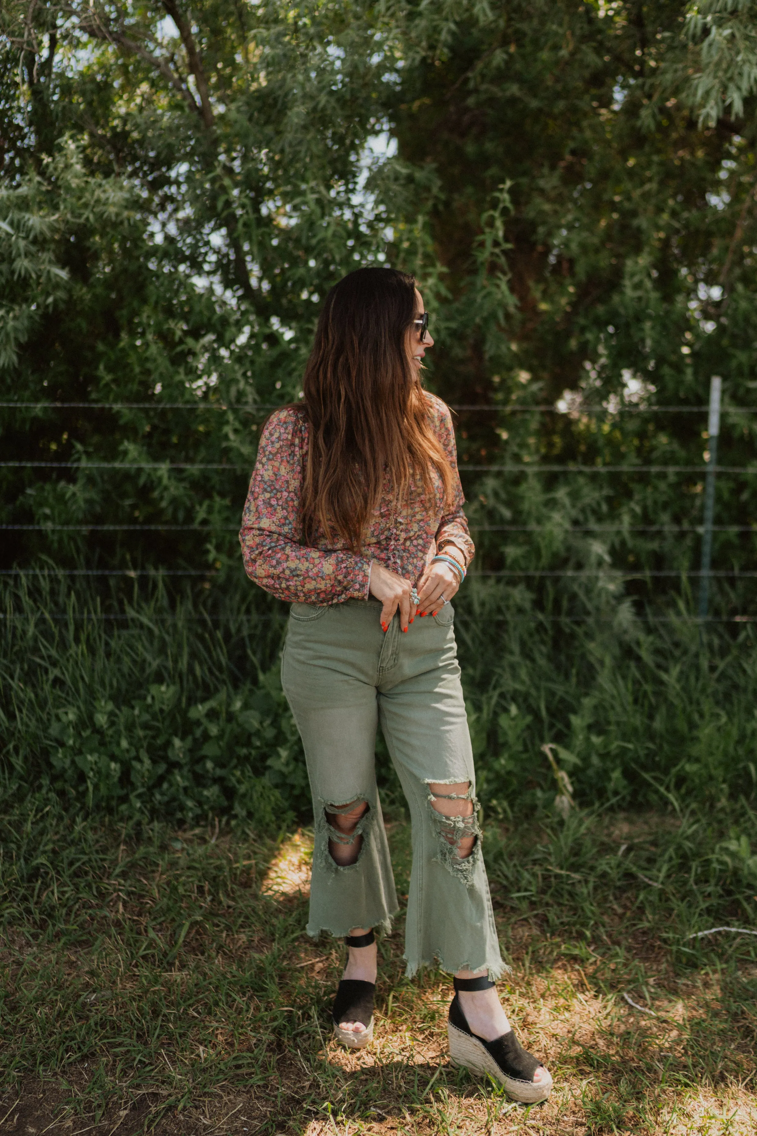 Stanley Jeans | Green - FINAL SALE sold by Goldie Lew product image thumbnail 5