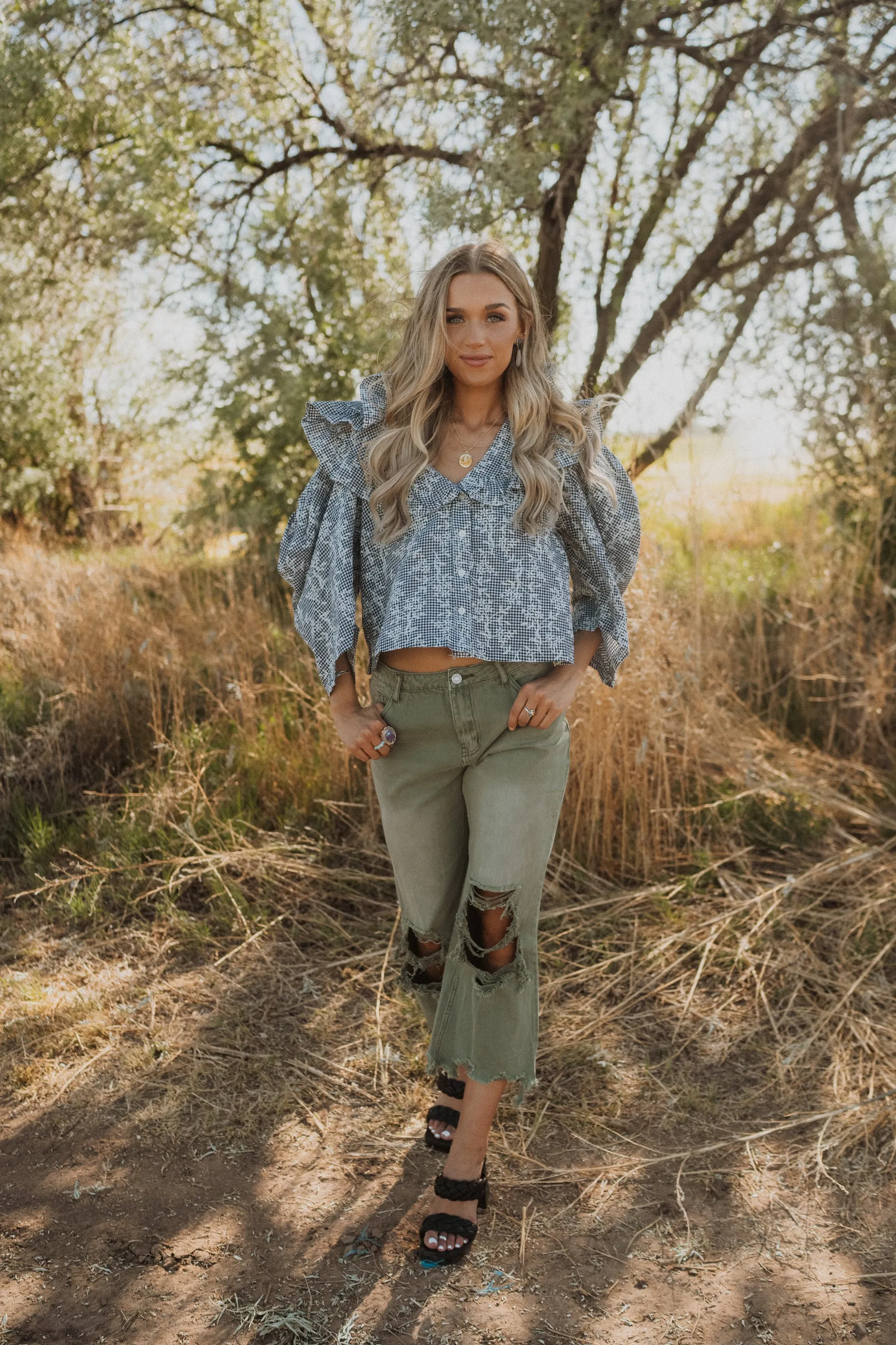 Stanley Jeans | Green - FINAL SALE sold by Goldie Lew product image thumbnail 2