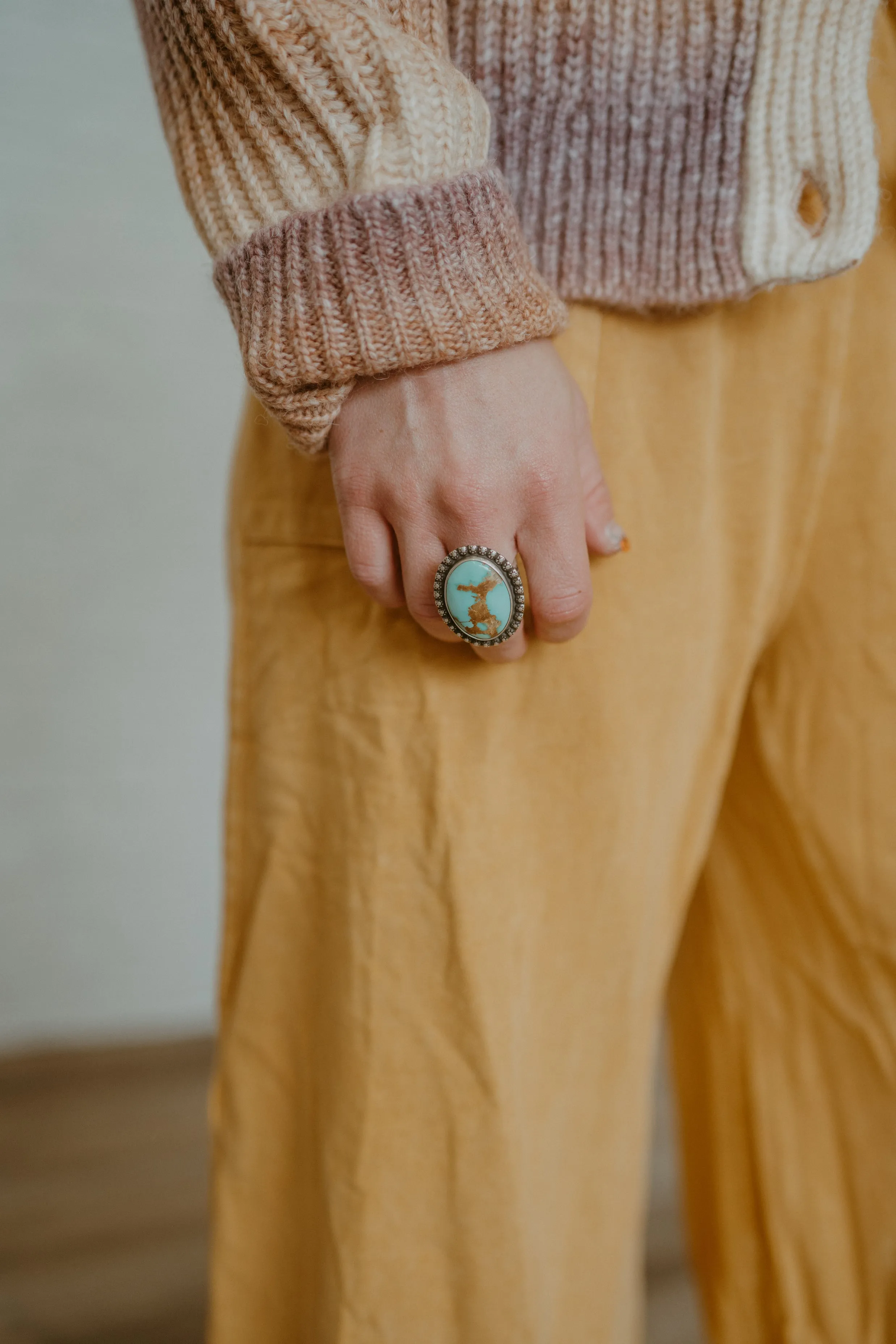 Alvin Ring | Turquoise sold by Goldie Lew product image thumbnail 2