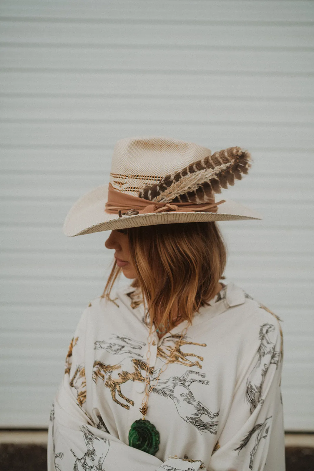 Neutrals Hat Band sold by Goldie Lew