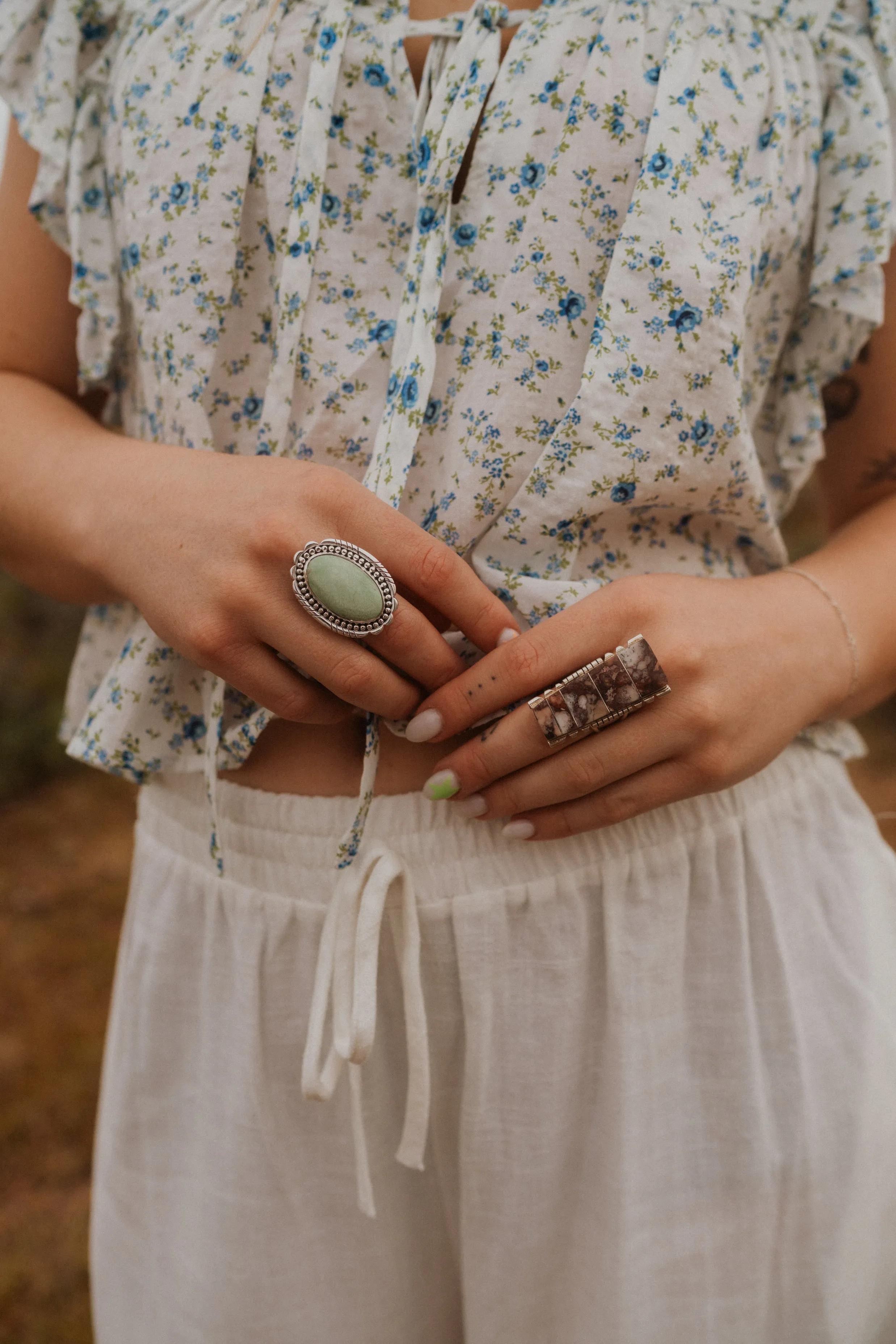 Bristol Ring | Variscite sold by Goldie Lew product image thumbnail 3