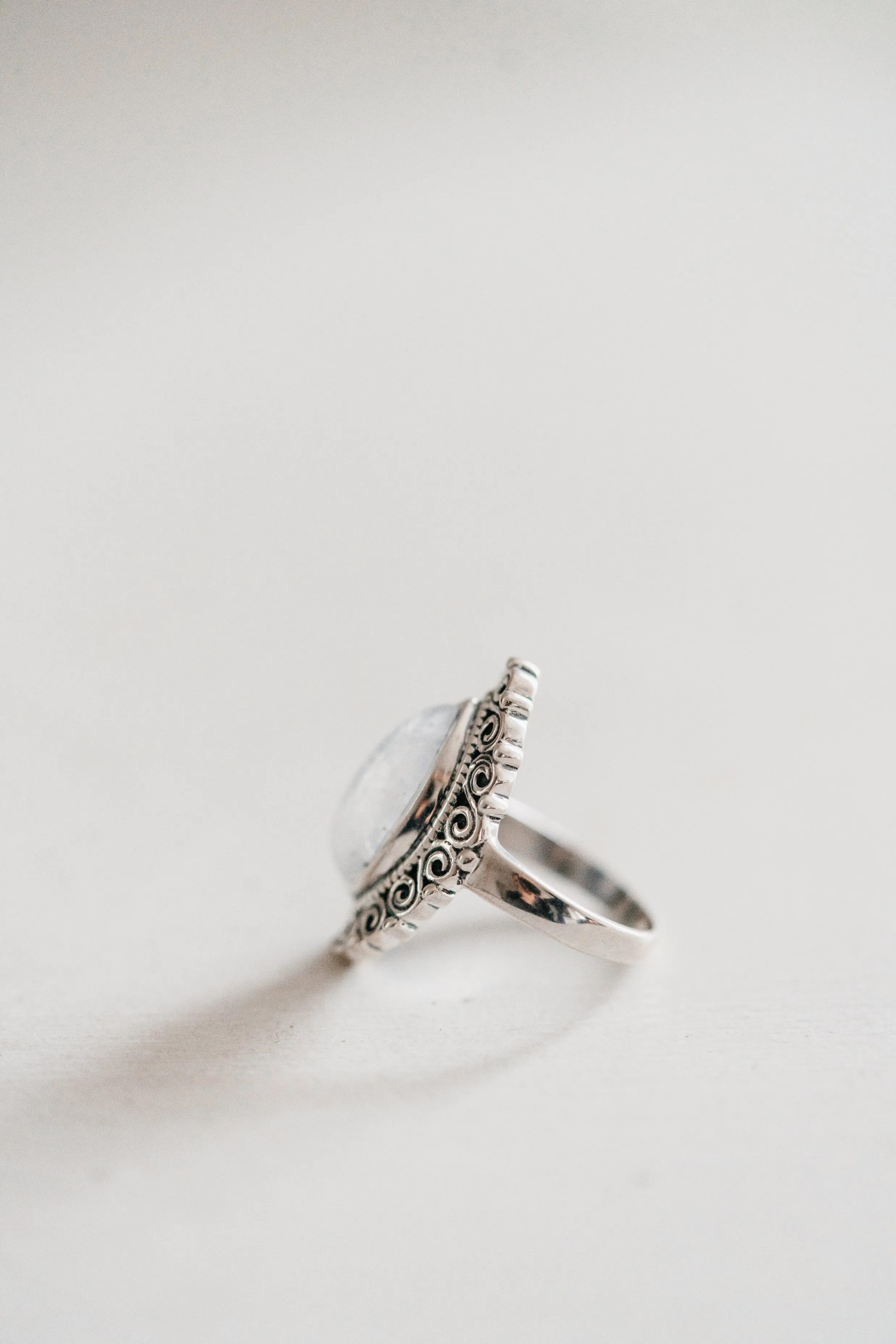 Chicago Ring | Moonstone sold by Goldie Lew product image thumbnail 3