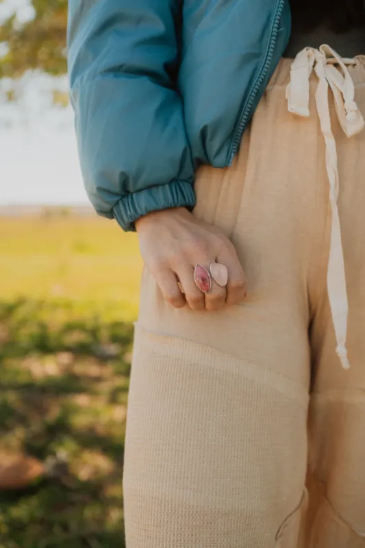 Randy Ring | Rose Quartz + Thulite - FINAL SALE sold by Goldie Lew