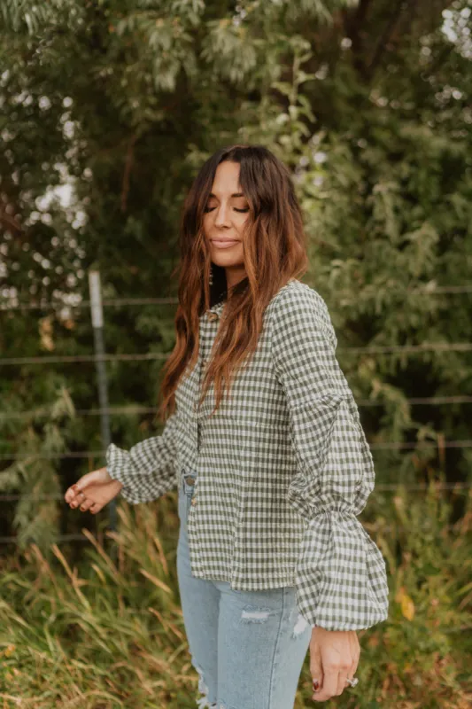 Pinch Of Plaid Top sold by Goldie Lew