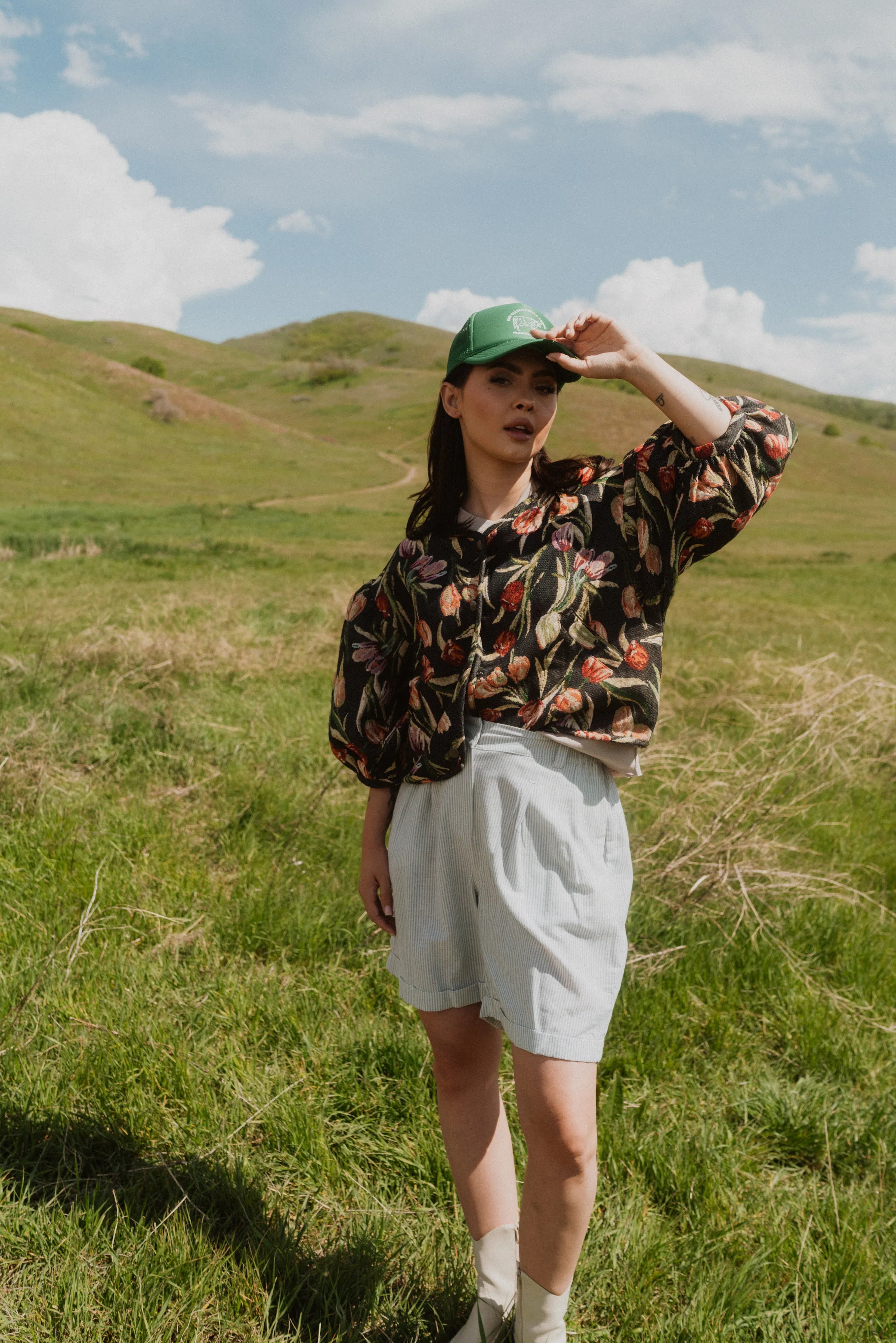 Fallen Roses Jacket | Extended Sizes sold by Goldie Lew product image thumbnail 4