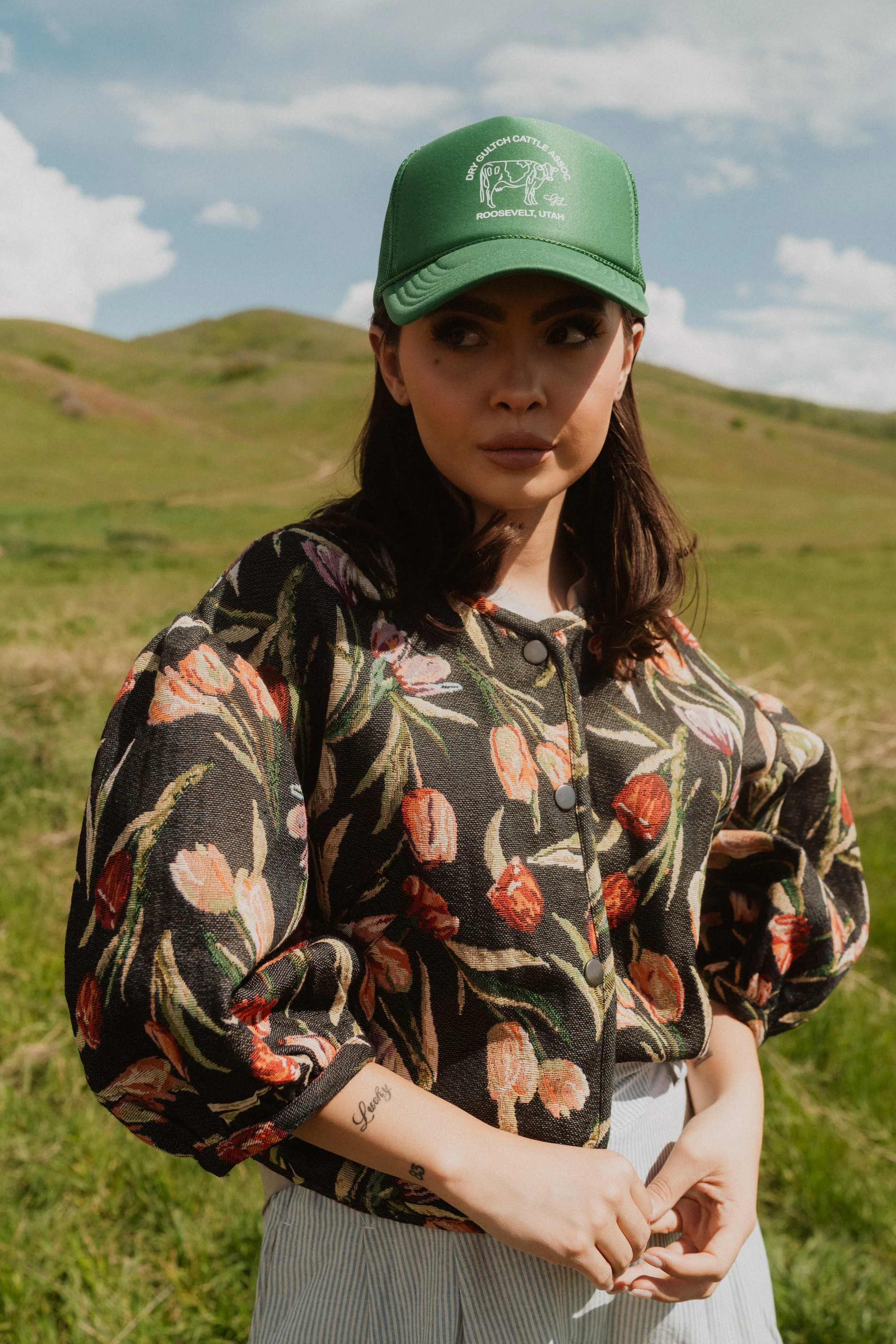 Fallen Roses Jacket | Extended Sizes sold by Goldie Lew product image thumbnail 3