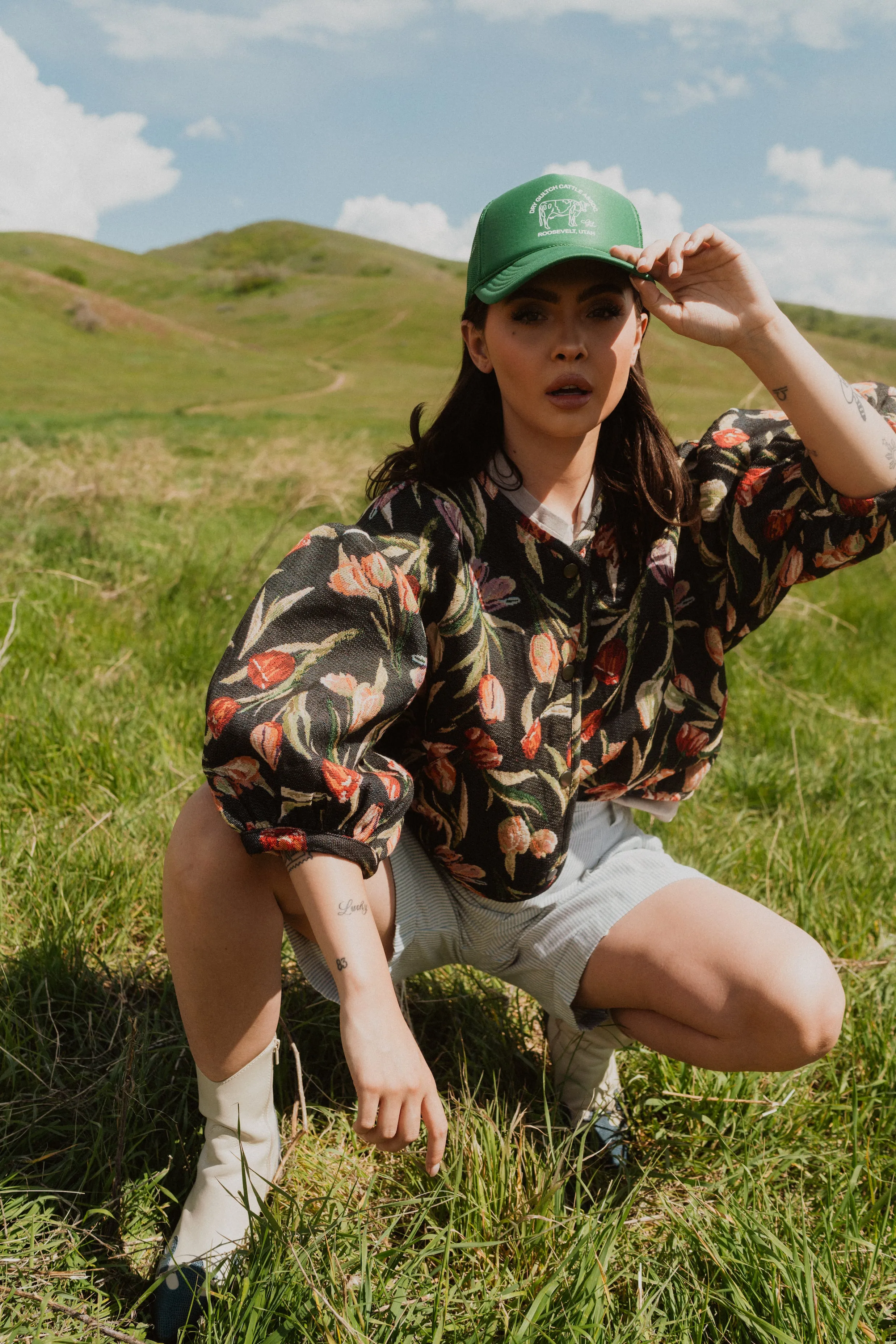 Fallen Roses Jacket | Extended Sizes sold by Goldie Lew product image thumbnail 5