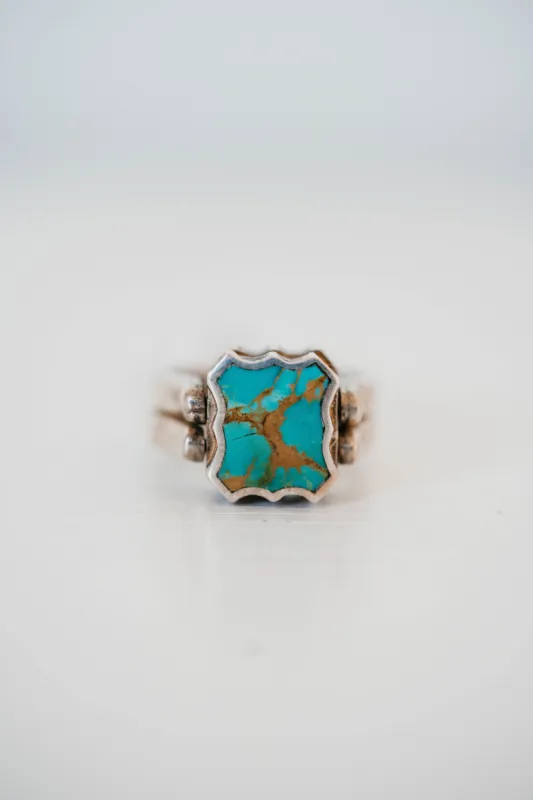 Caldwell Ring | Turquoise- FINAL SALE sold by Goldie Lew