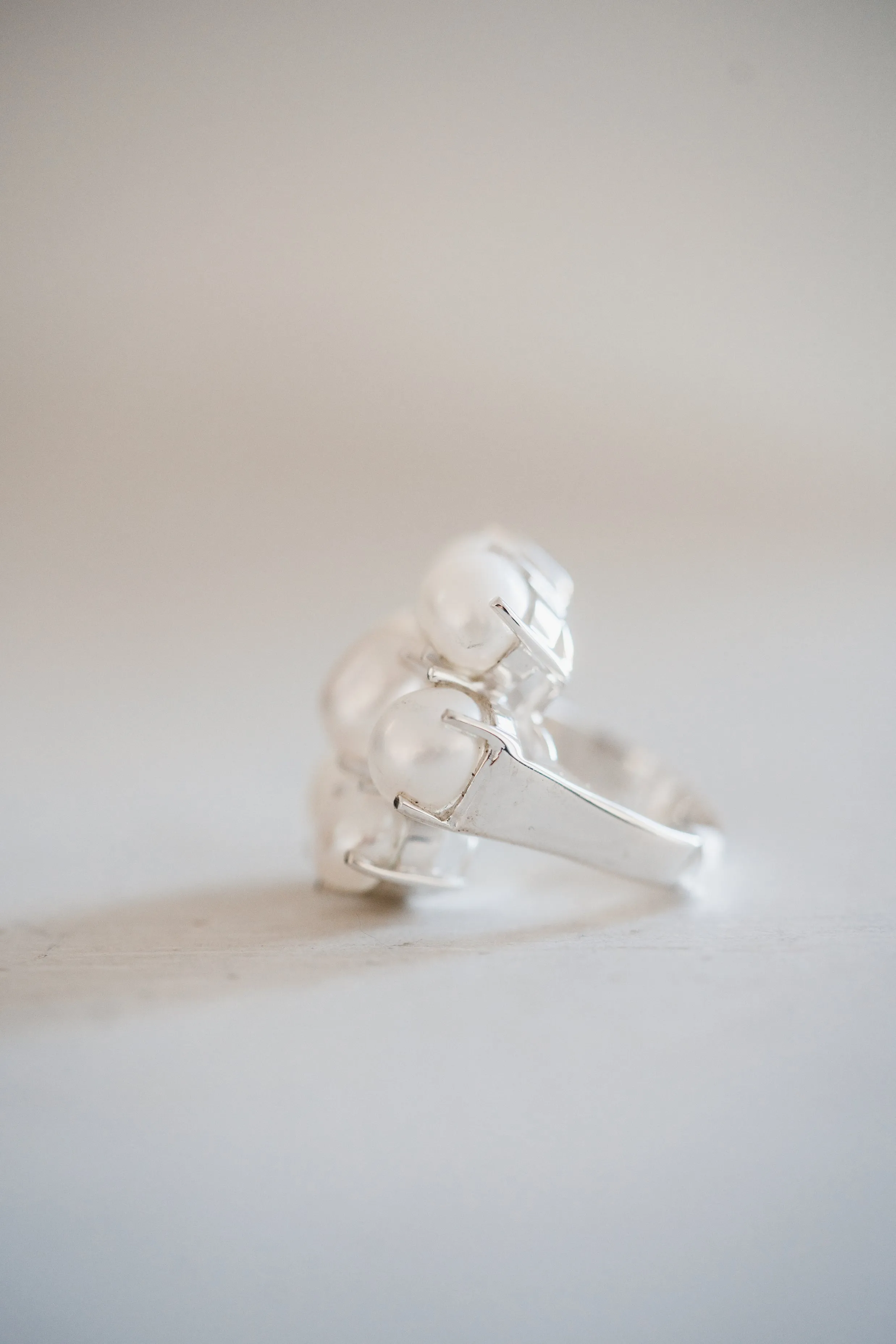 Finer Things Ring | Pearl sold by Goldie Lew product image thumbnail 5