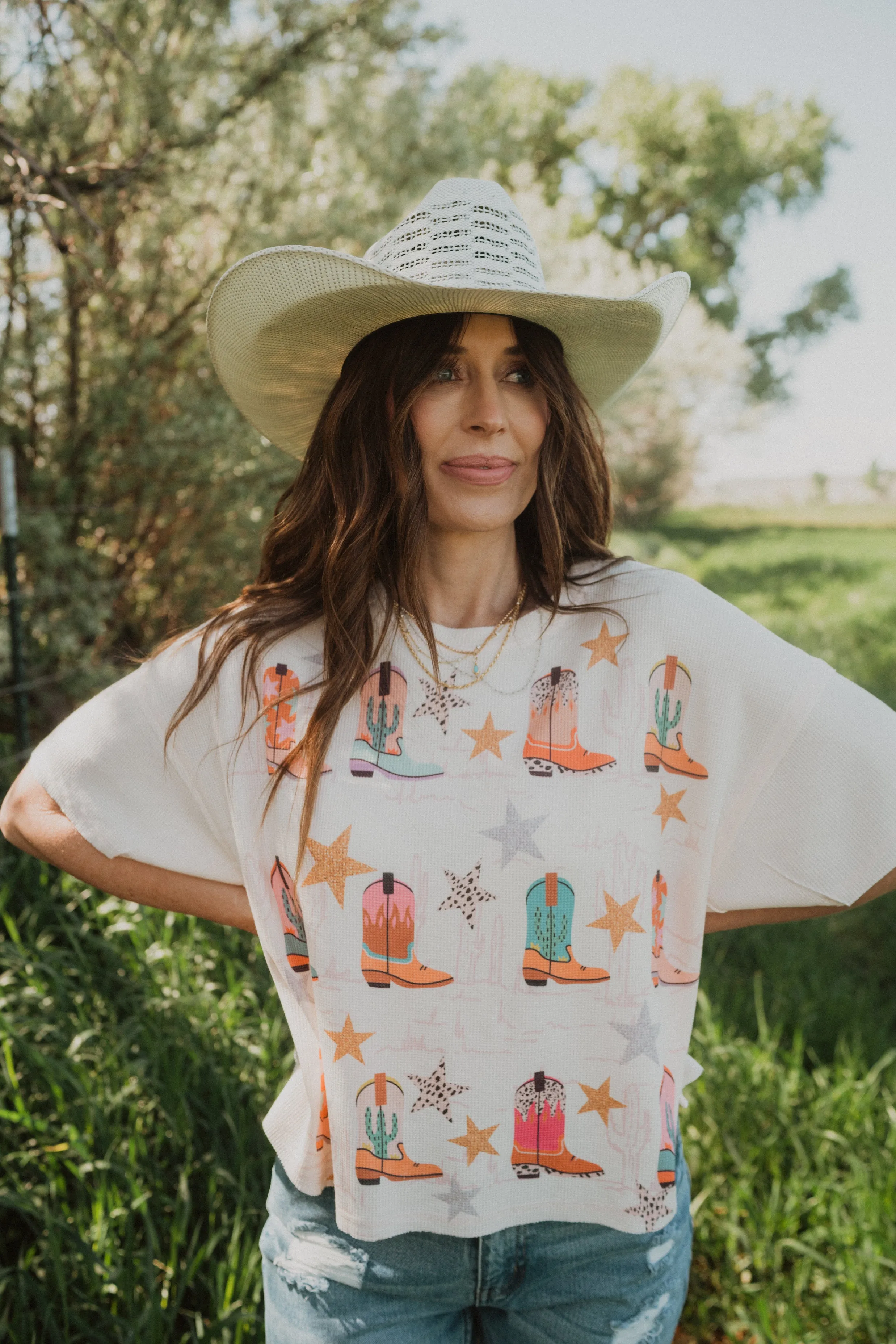 Nothin' But Boots Top sold by Goldie Lew product image thumbnail 5