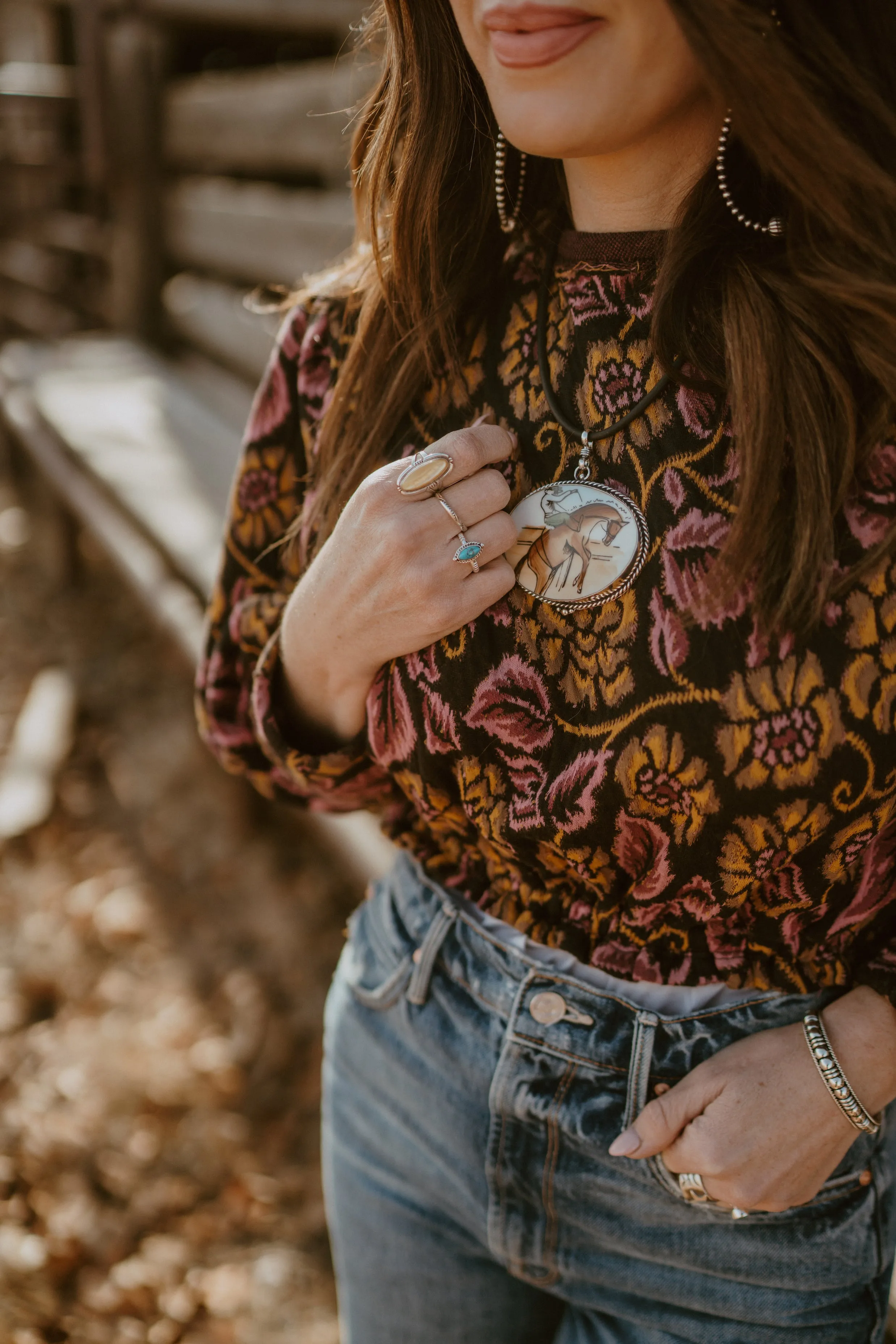 Nellie Ring | Turquoise sold by Goldie Lew product image thumbnail 4