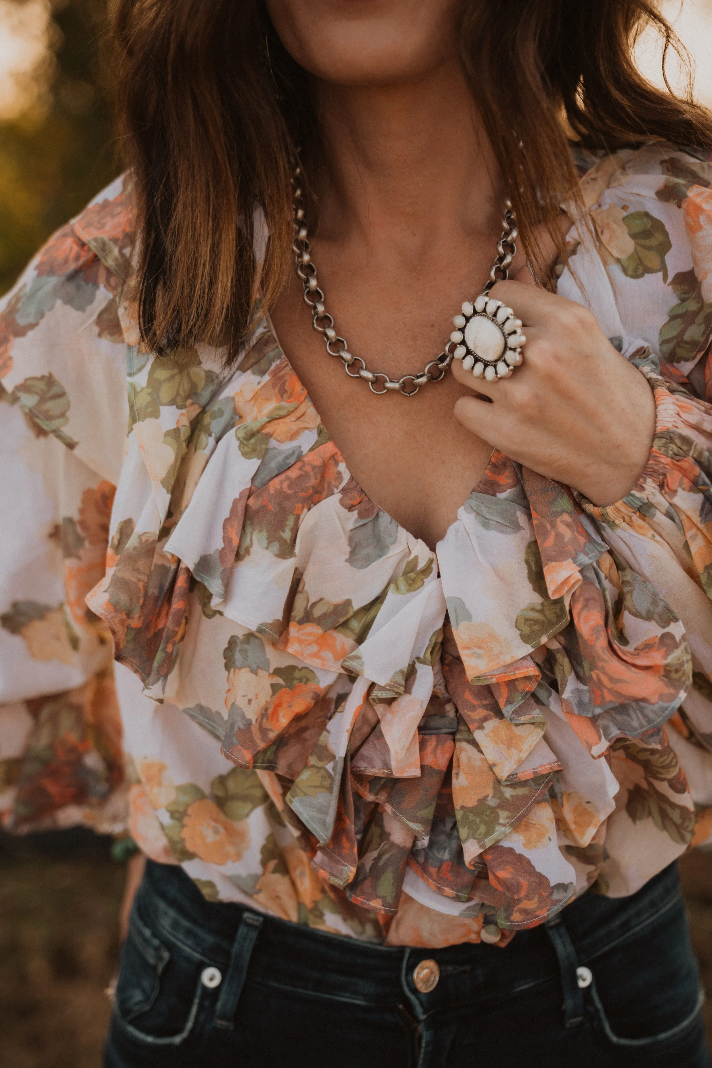 Chunky Silver Necklace | #4 sold by Goldie Lew product image thumbnail 2