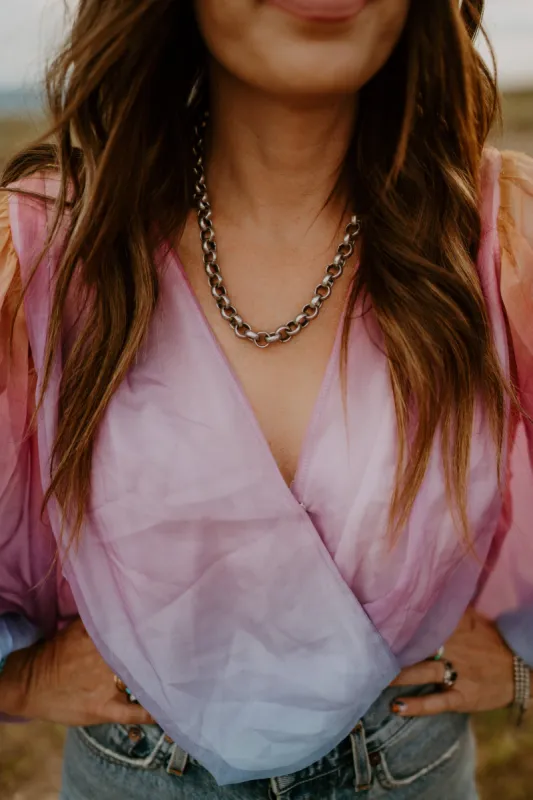 Chunky Silver Necklace | #4 sold by Goldie Lew