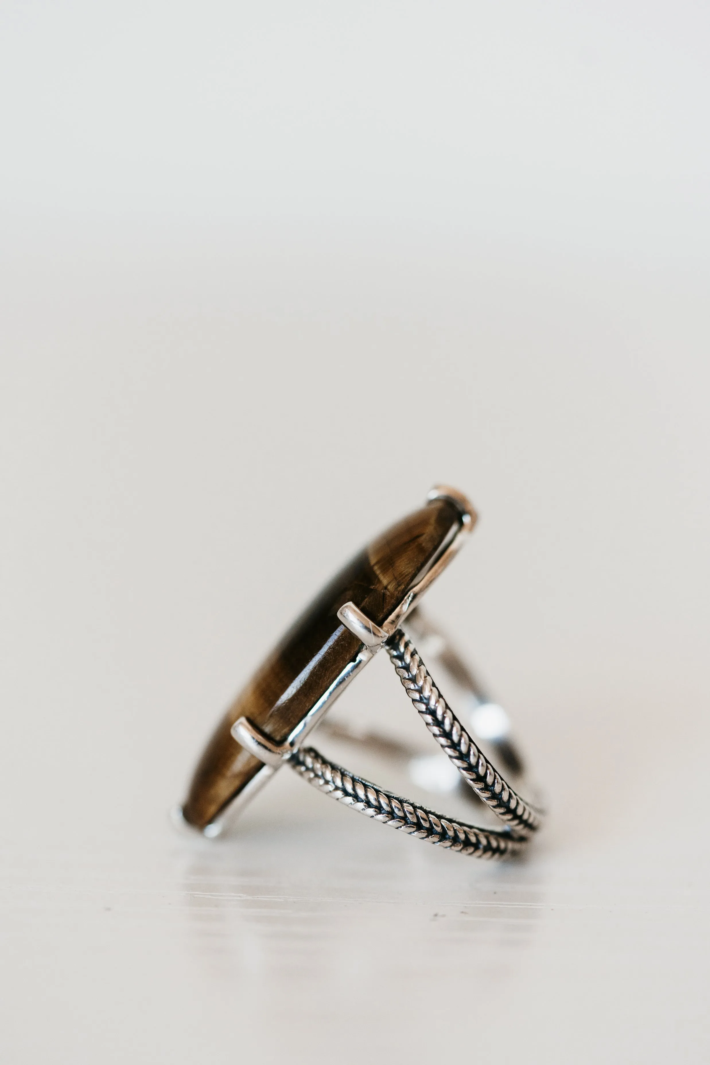 Lynn Ring | Tiger's Eye sold by Goldie Lew product image thumbnail 3