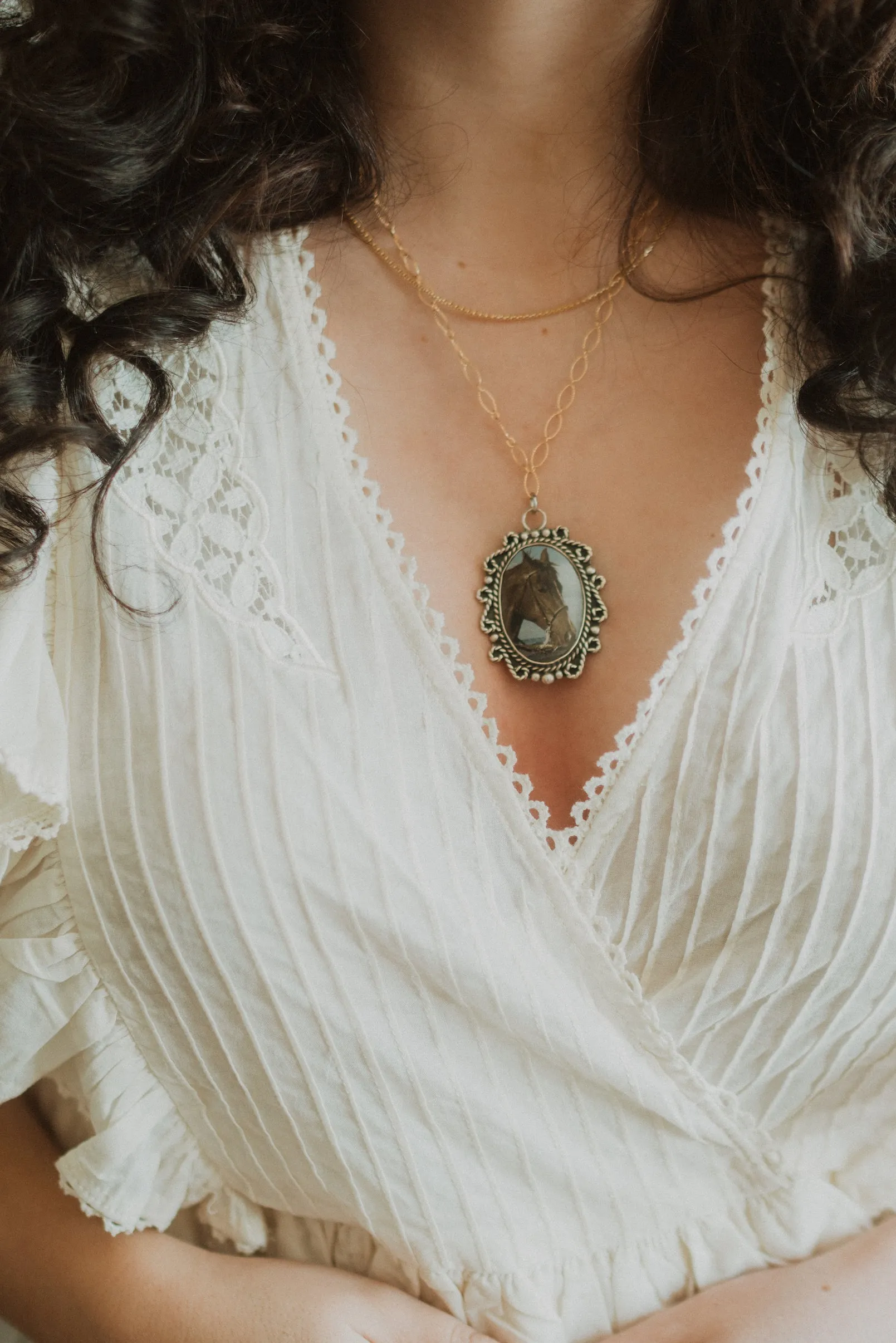 Brown Mare Necklace sold by Goldie Lew