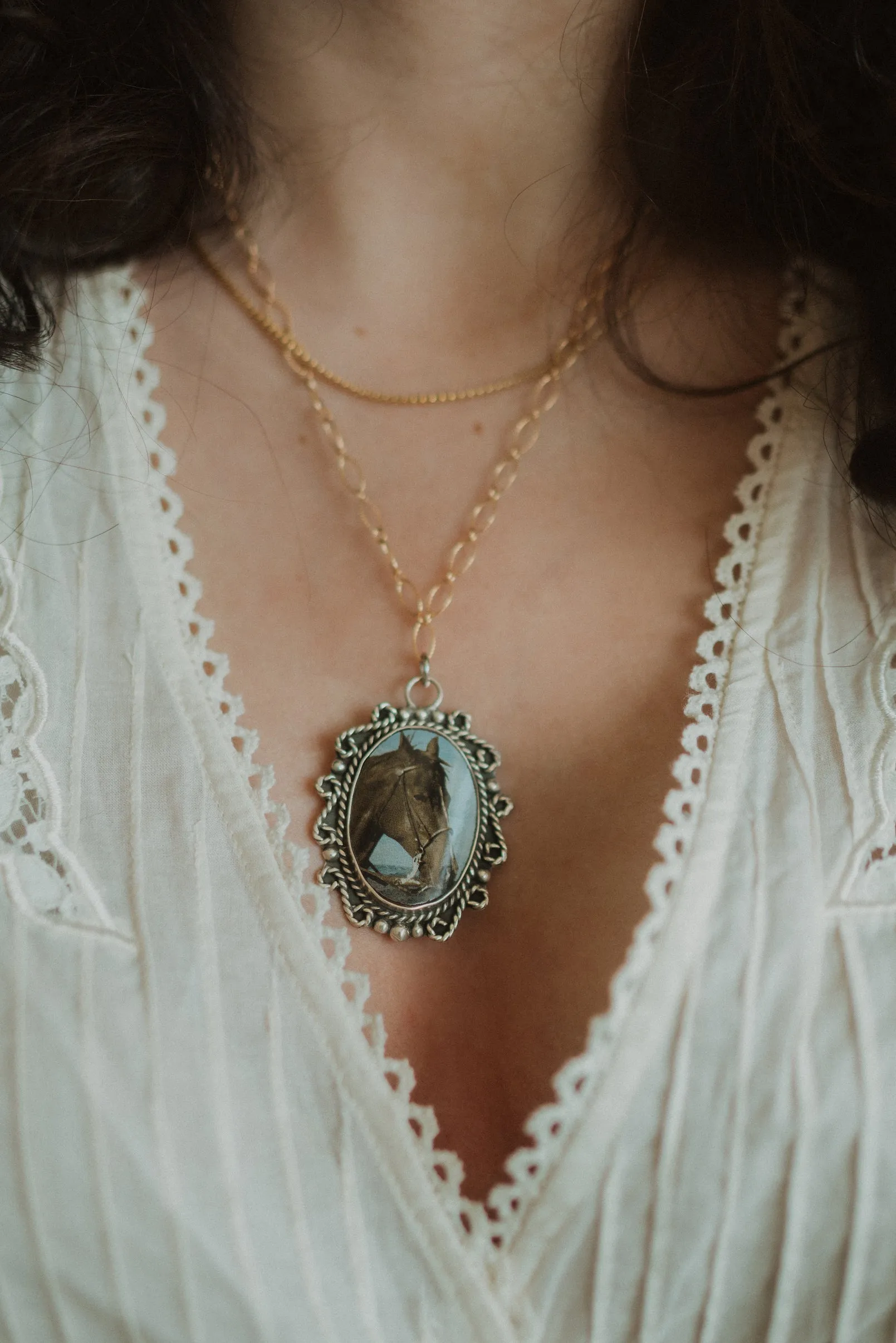 Brown Mare Necklace sold by Goldie Lew product image thumbnail 2