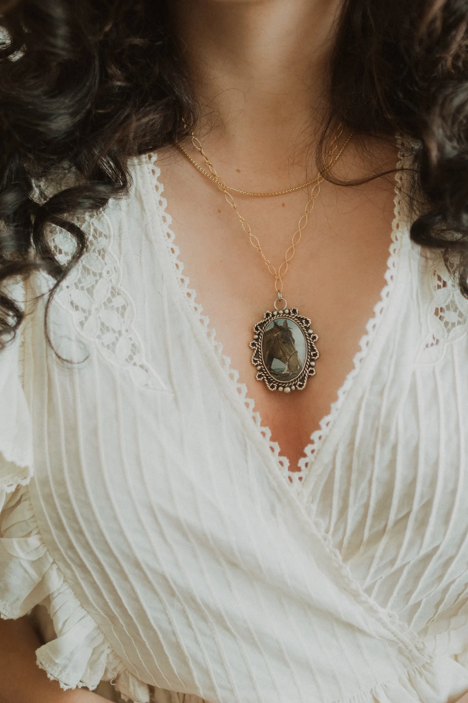 Brown Mare Necklace sold by Goldie Lew product image thumbnail 4