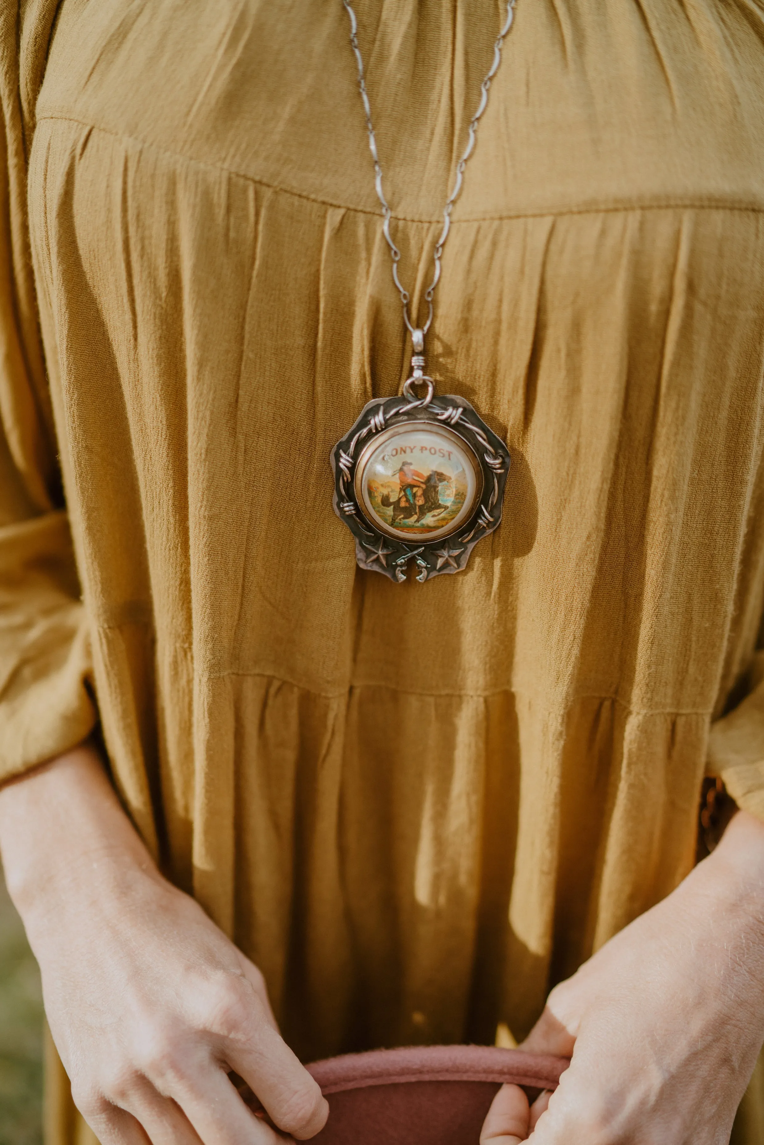 Pony Express Necklace | Large sold by Goldie Lew product image thumbnail 2