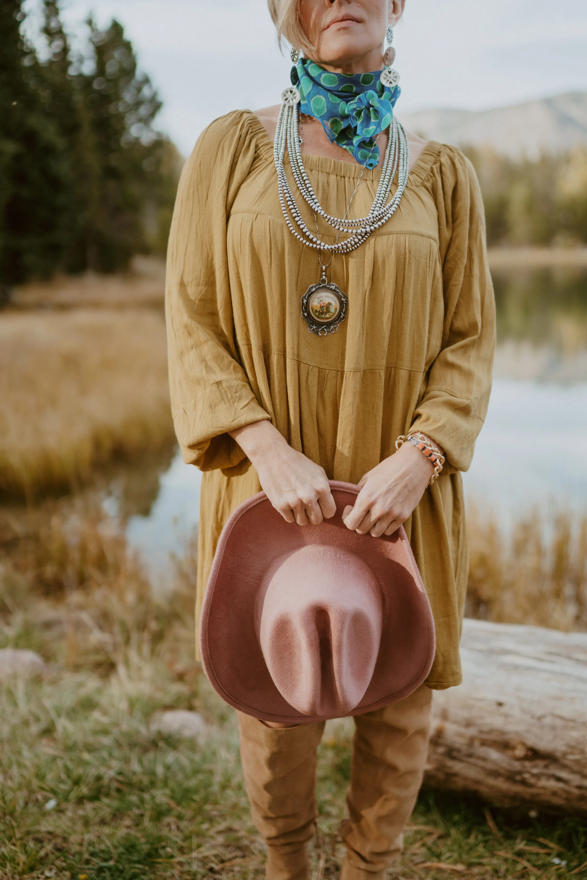 Pony Express Necklace | Large sold by Goldie Lew product image thumbnail 3
