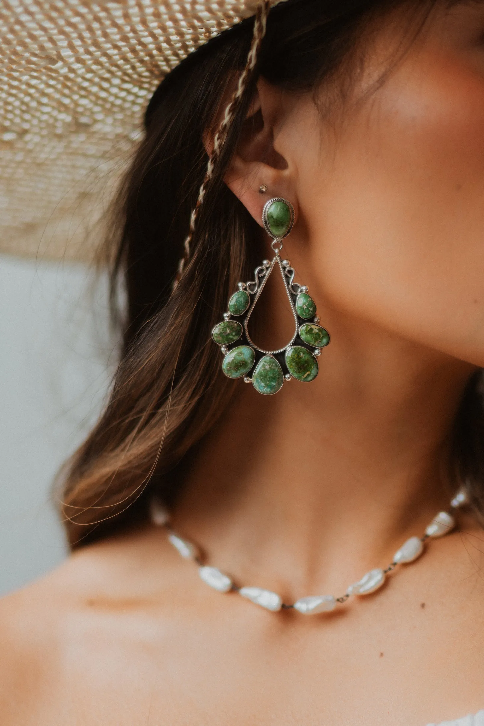 Adrey Earrings | Sonoran Gold sold by Goldie Lew product image thumbnail 3